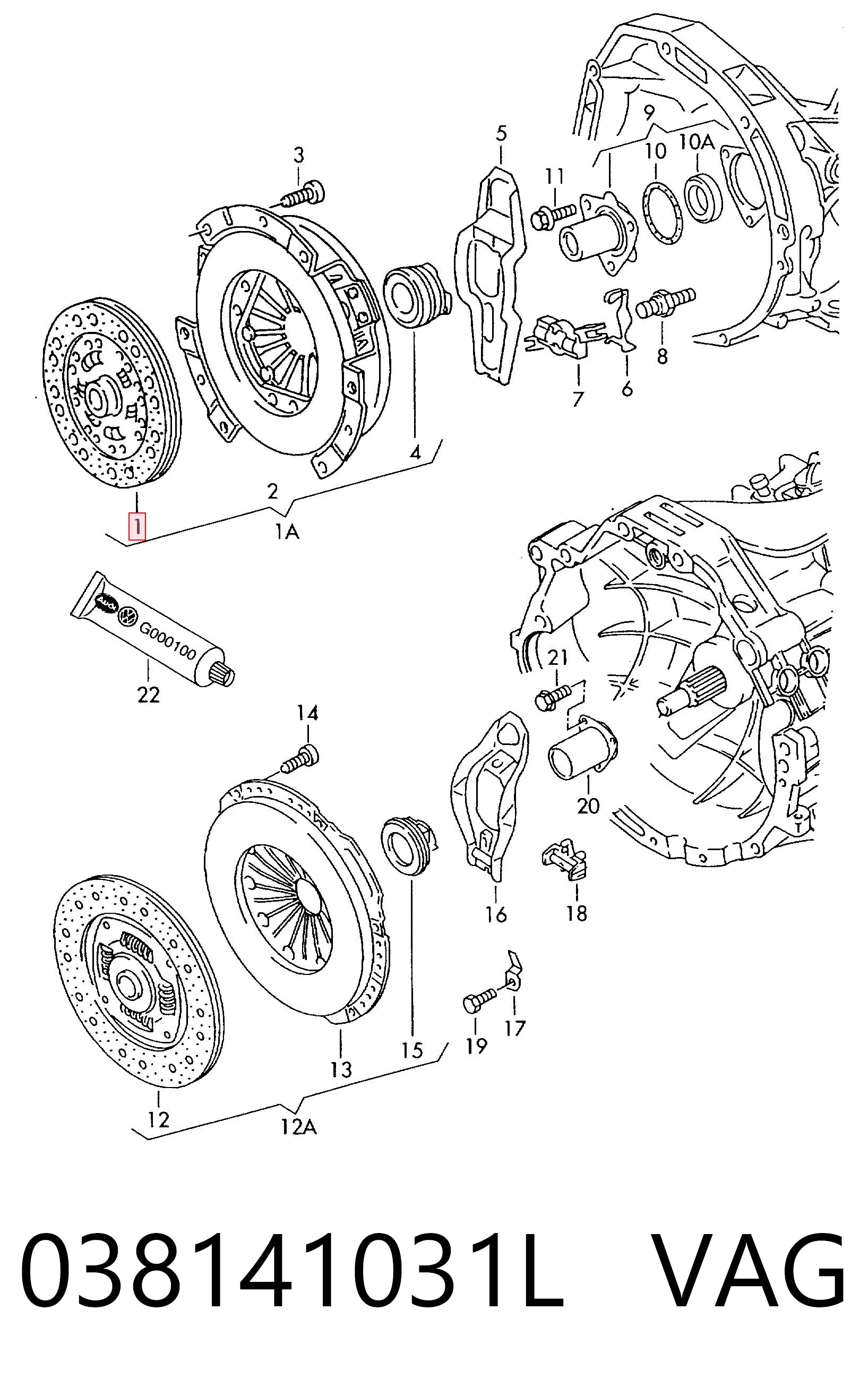 Диск сцепления Mecarm MD0216