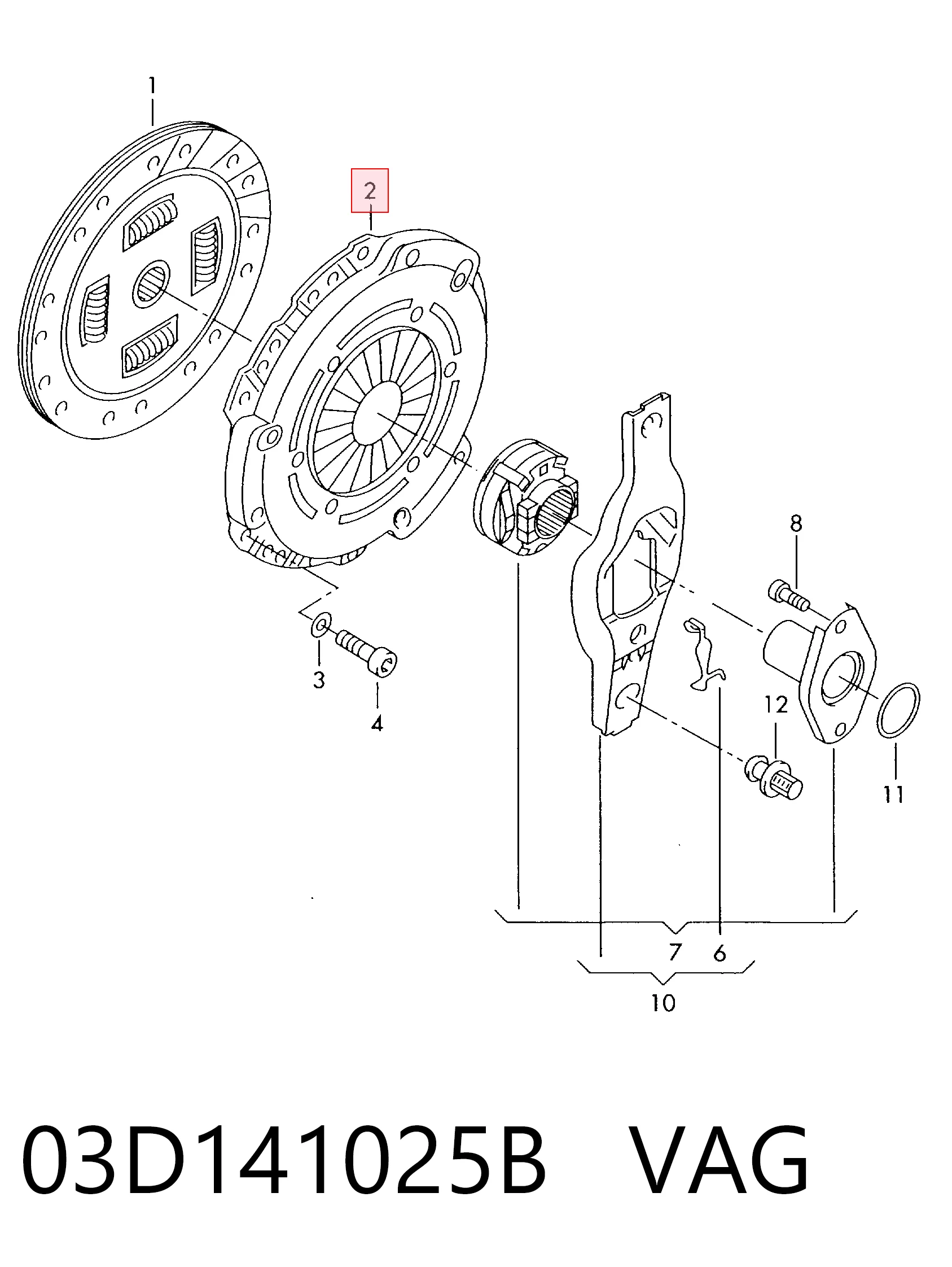 Корзина диска сцепления Sachs 3082000480