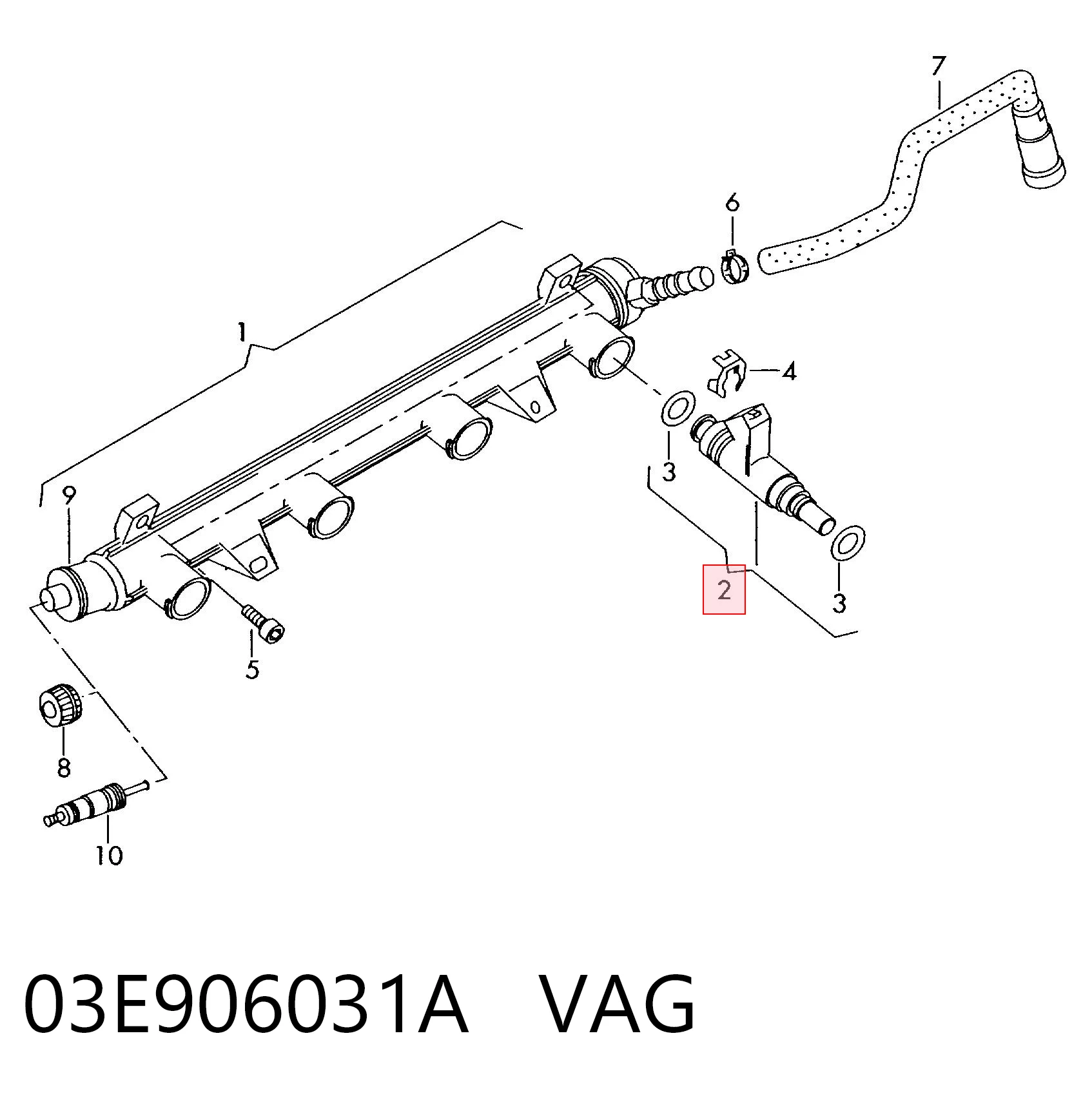 FEI0057 Magneti Marelli Топливные форсунки