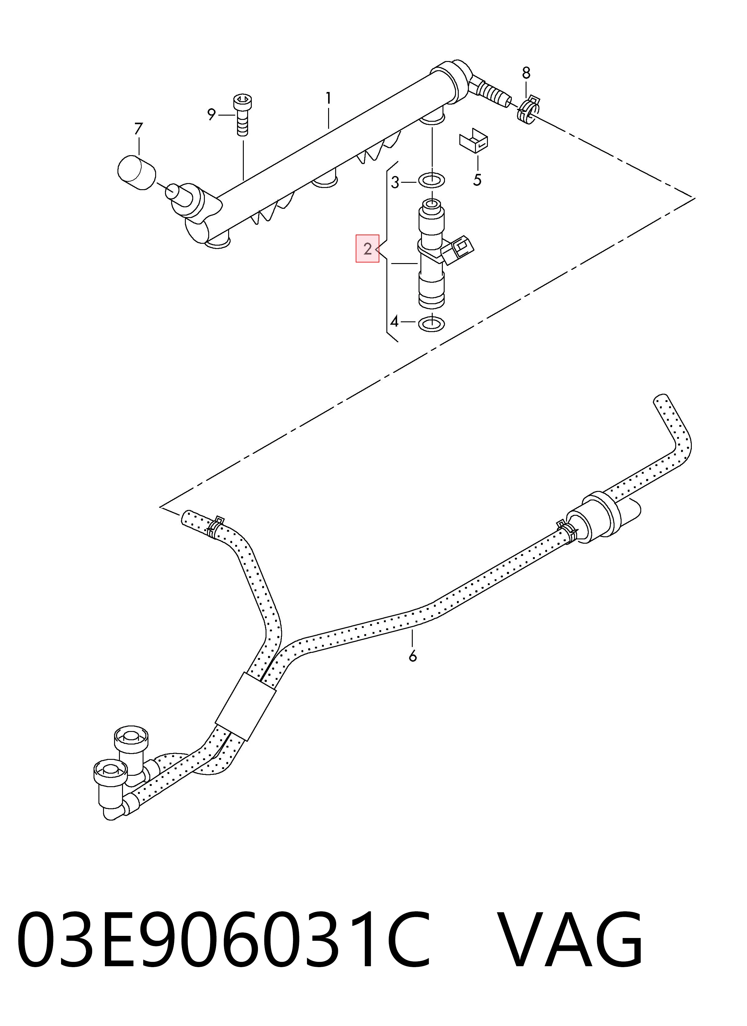 Купить FEI0057 Magneti Marelli Клапанная форсунка