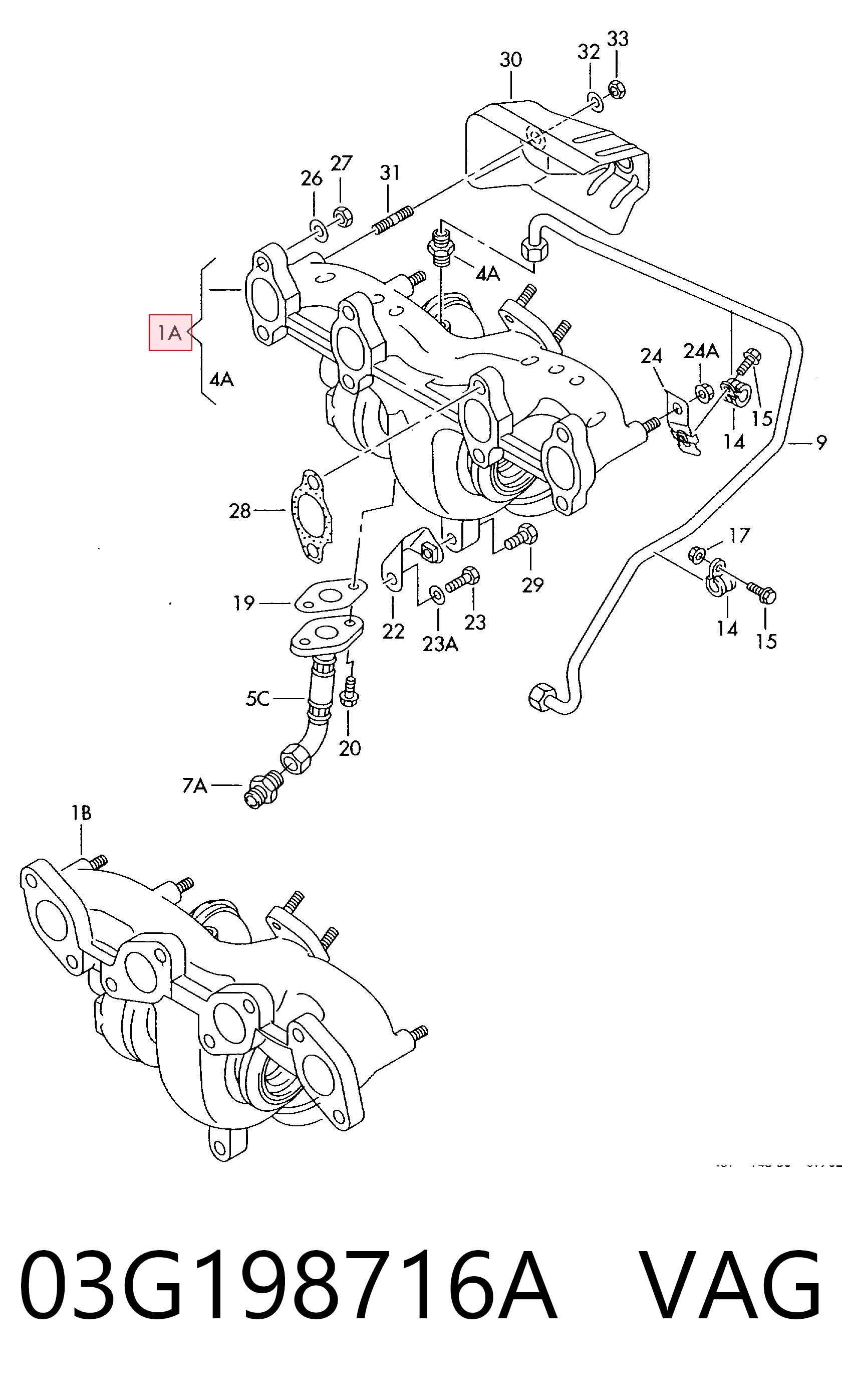 Модуль управления турбиной на Volkswagen Caddy III 2KB, 2KJ, 2CB, 2CJ