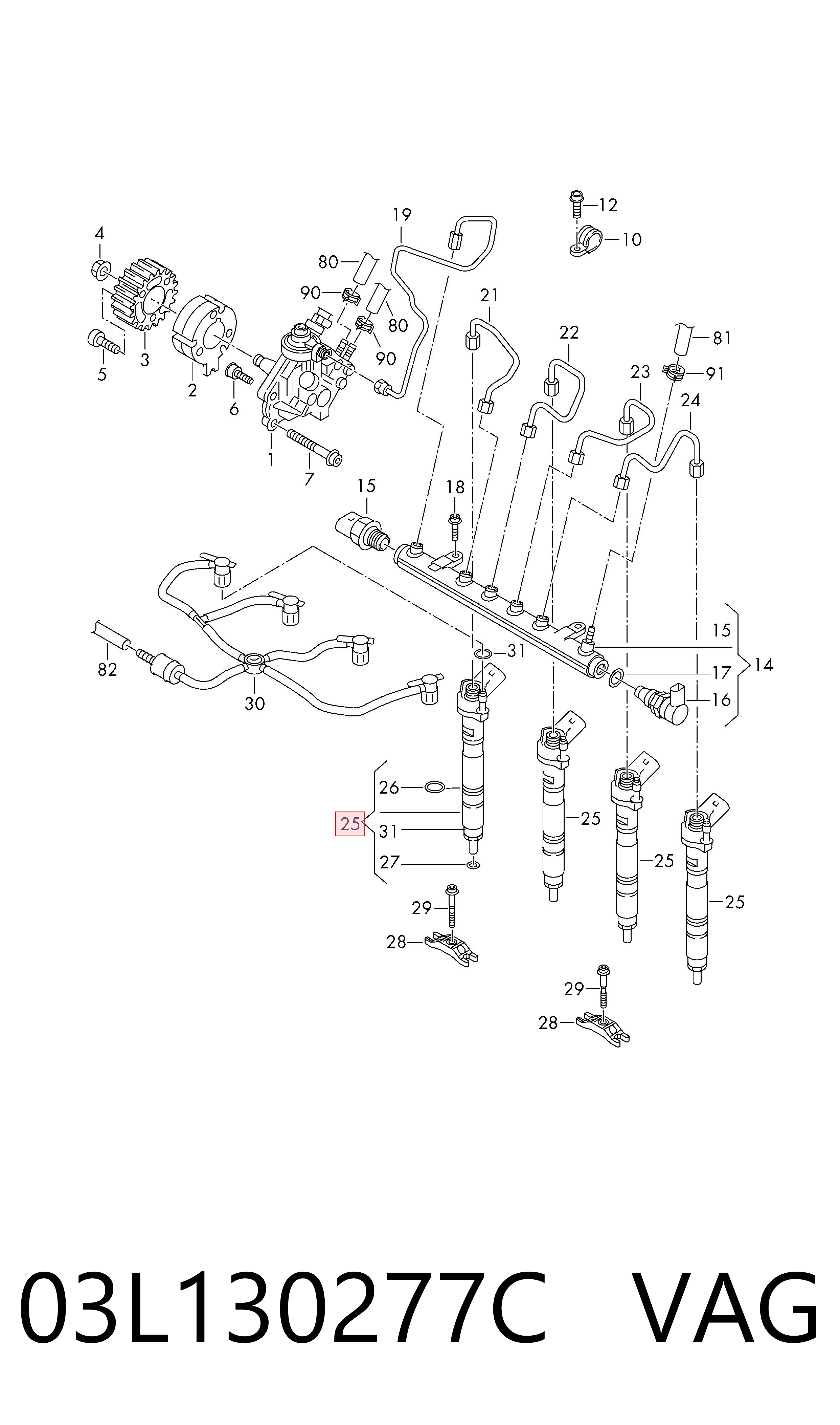 0445116034 Renault (RVI) Топливные форсунки