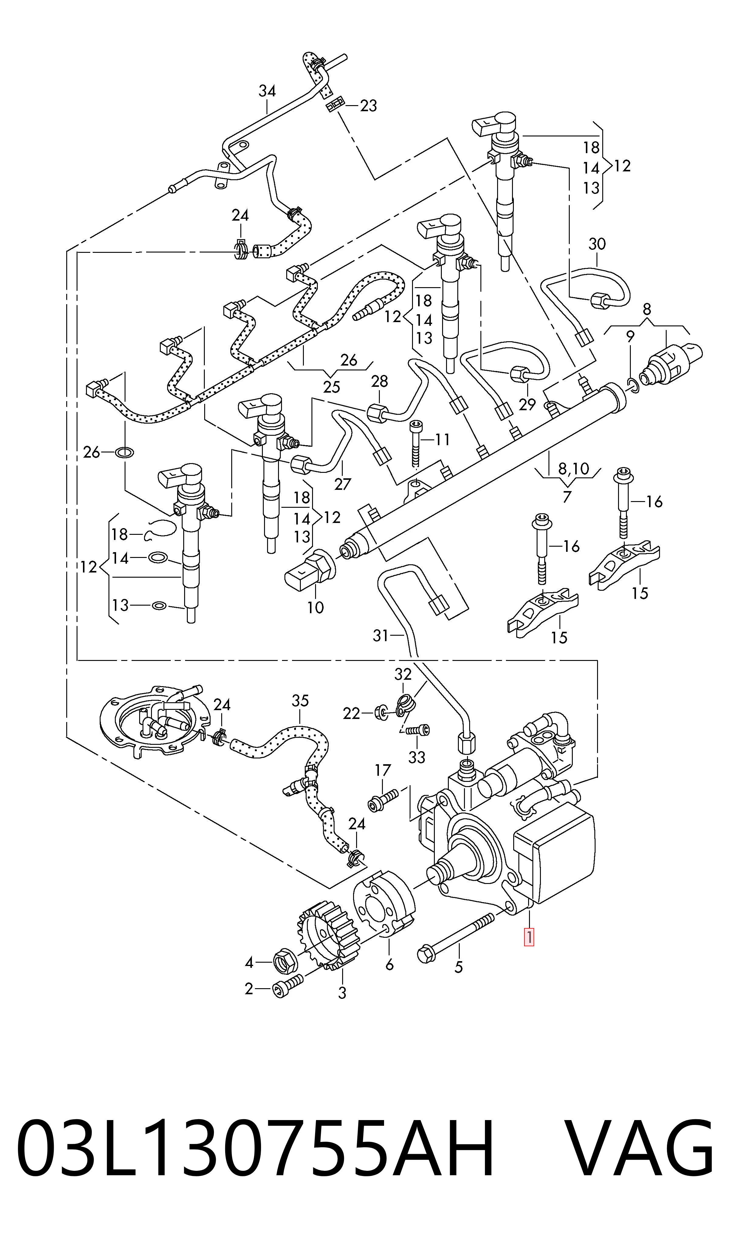 ТНВД 5WS40836 Continental/Siemens