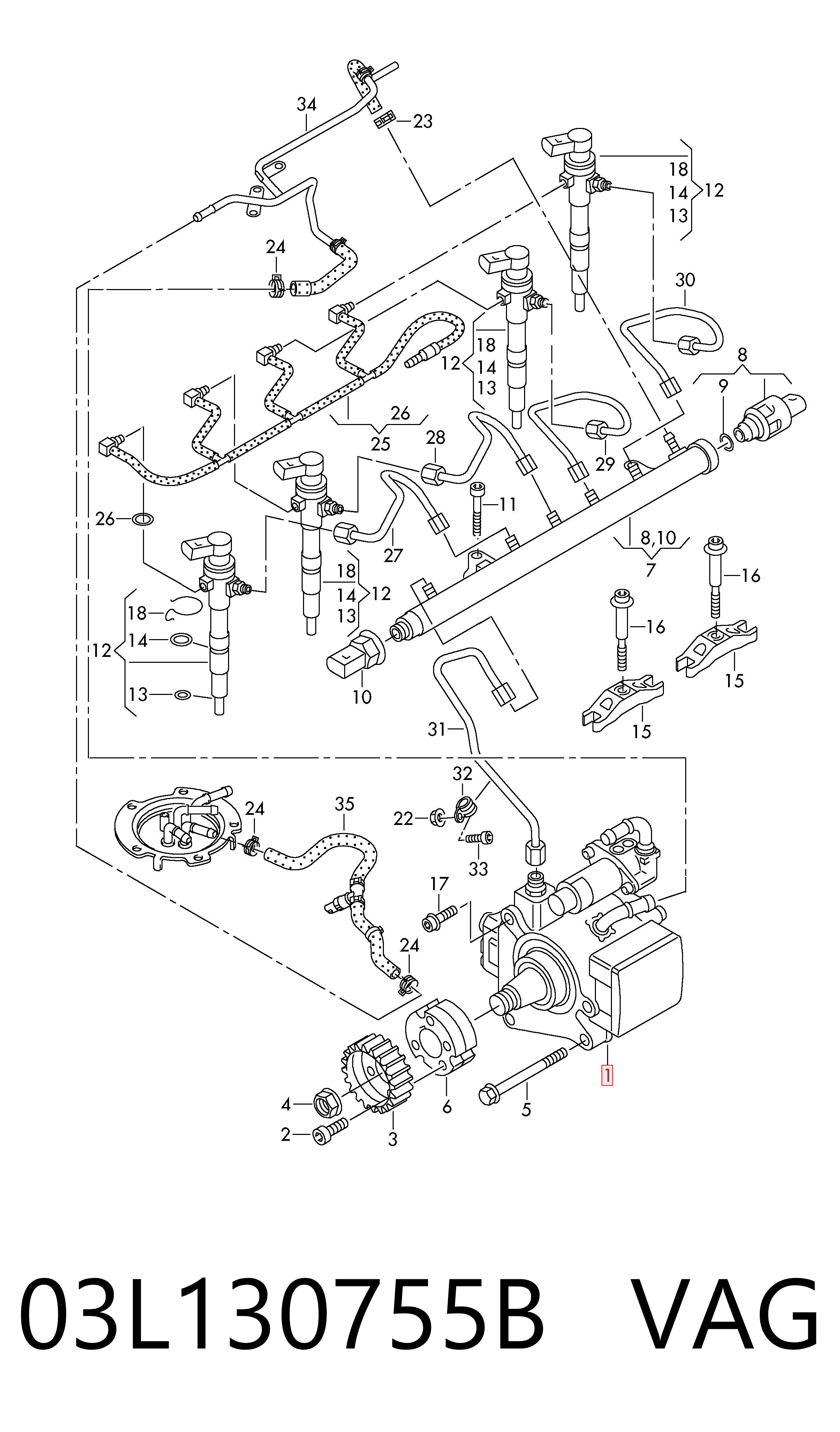 Насос топливный высокого давления (ТНВД) Continental/Siemens 5WS40836 цена, от 173.81 USD