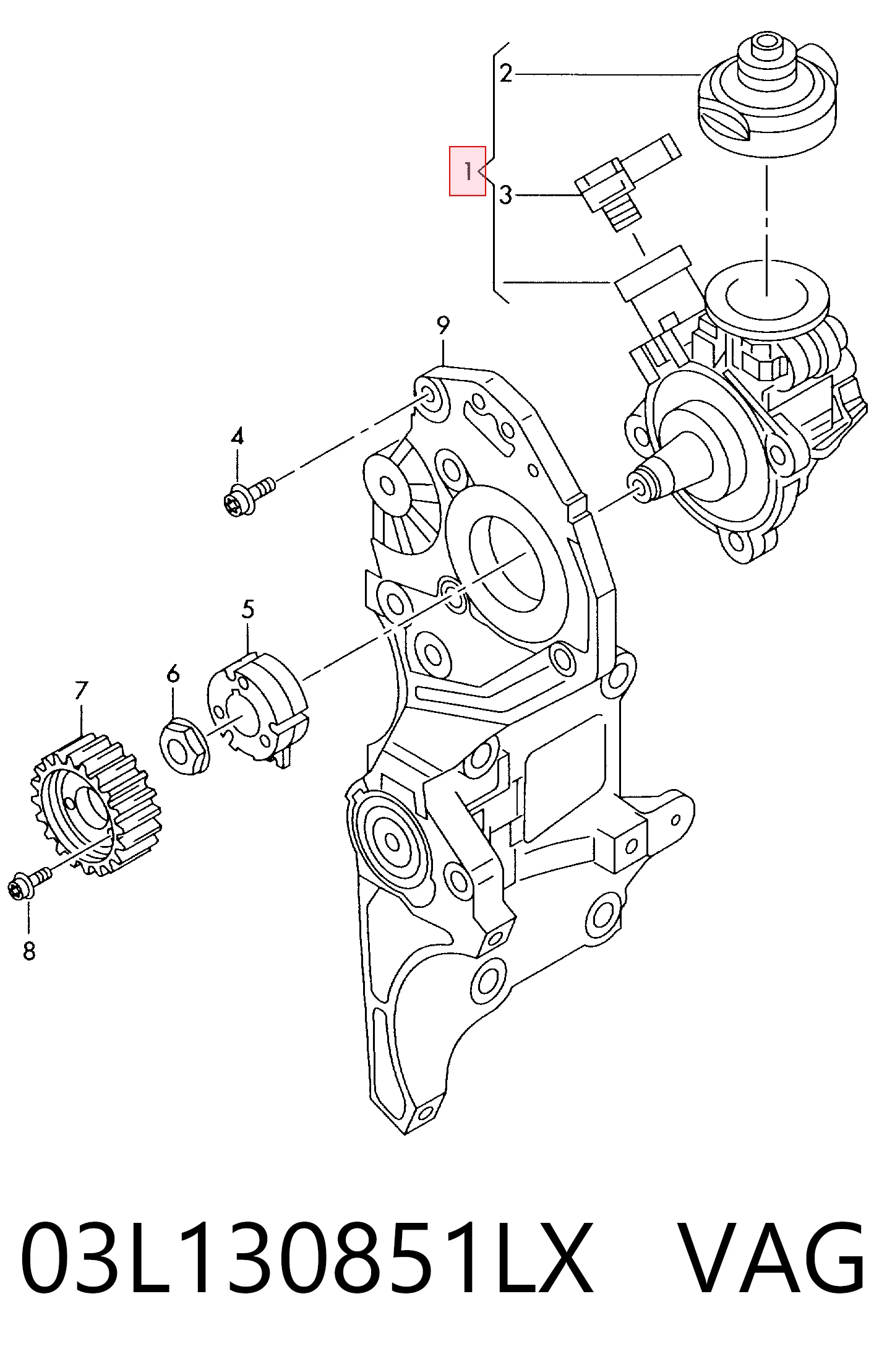 Насос топливный высокого давления Bosch 986437434
