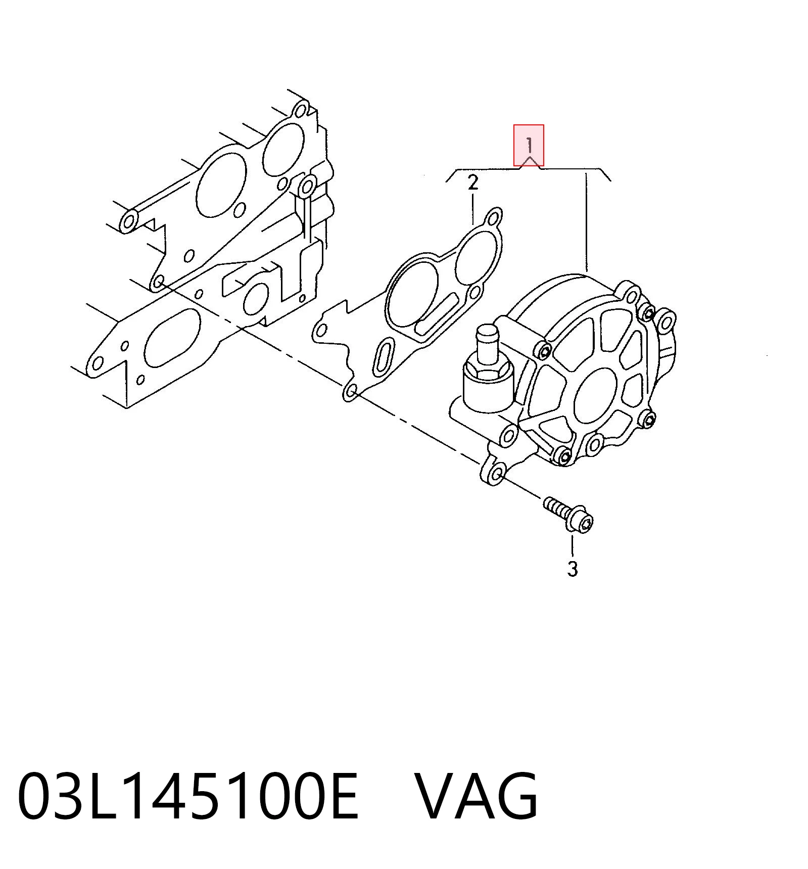 Насос вакуумный AND 3T145010