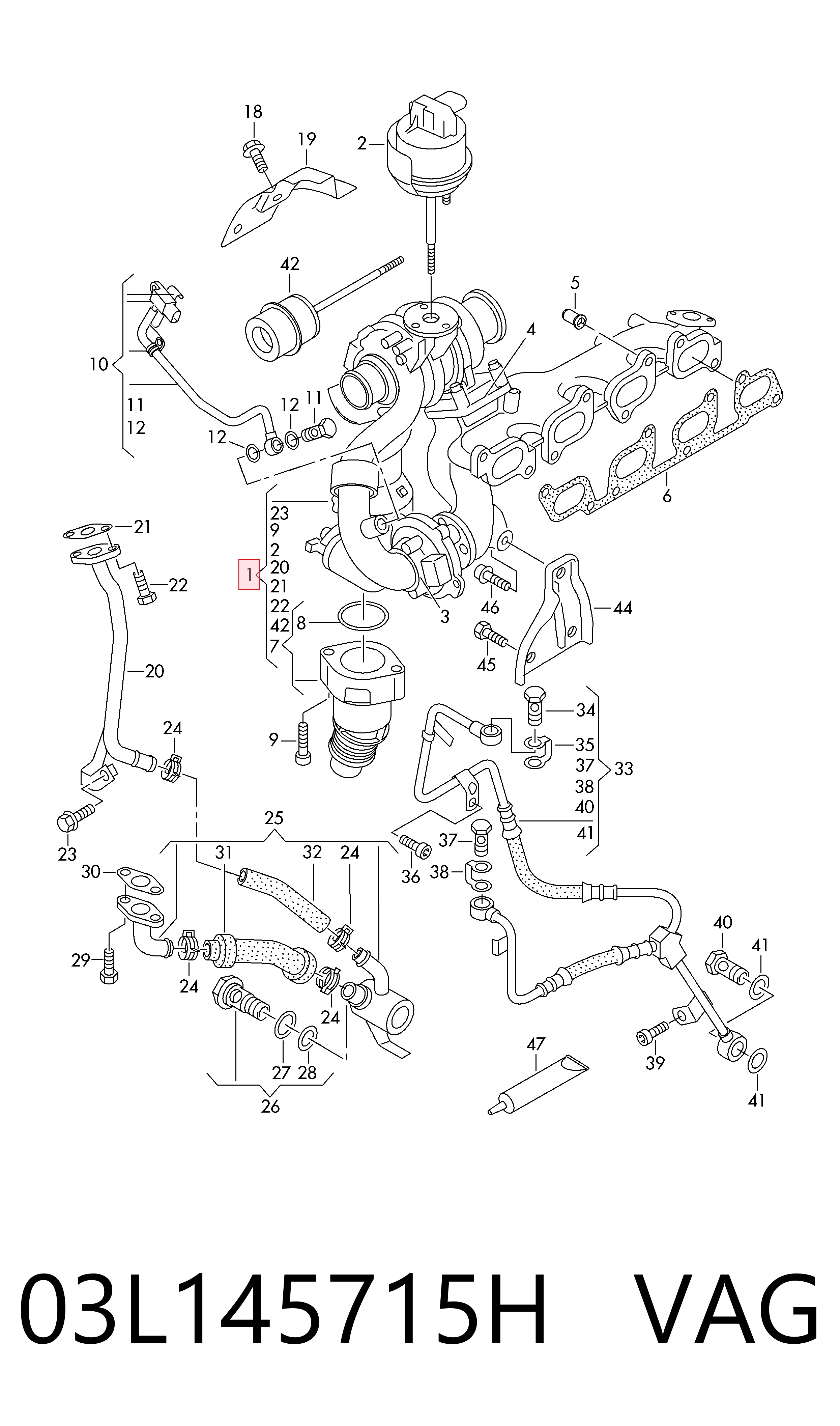 Турбокомпрессор Borg-Warner 10009880115