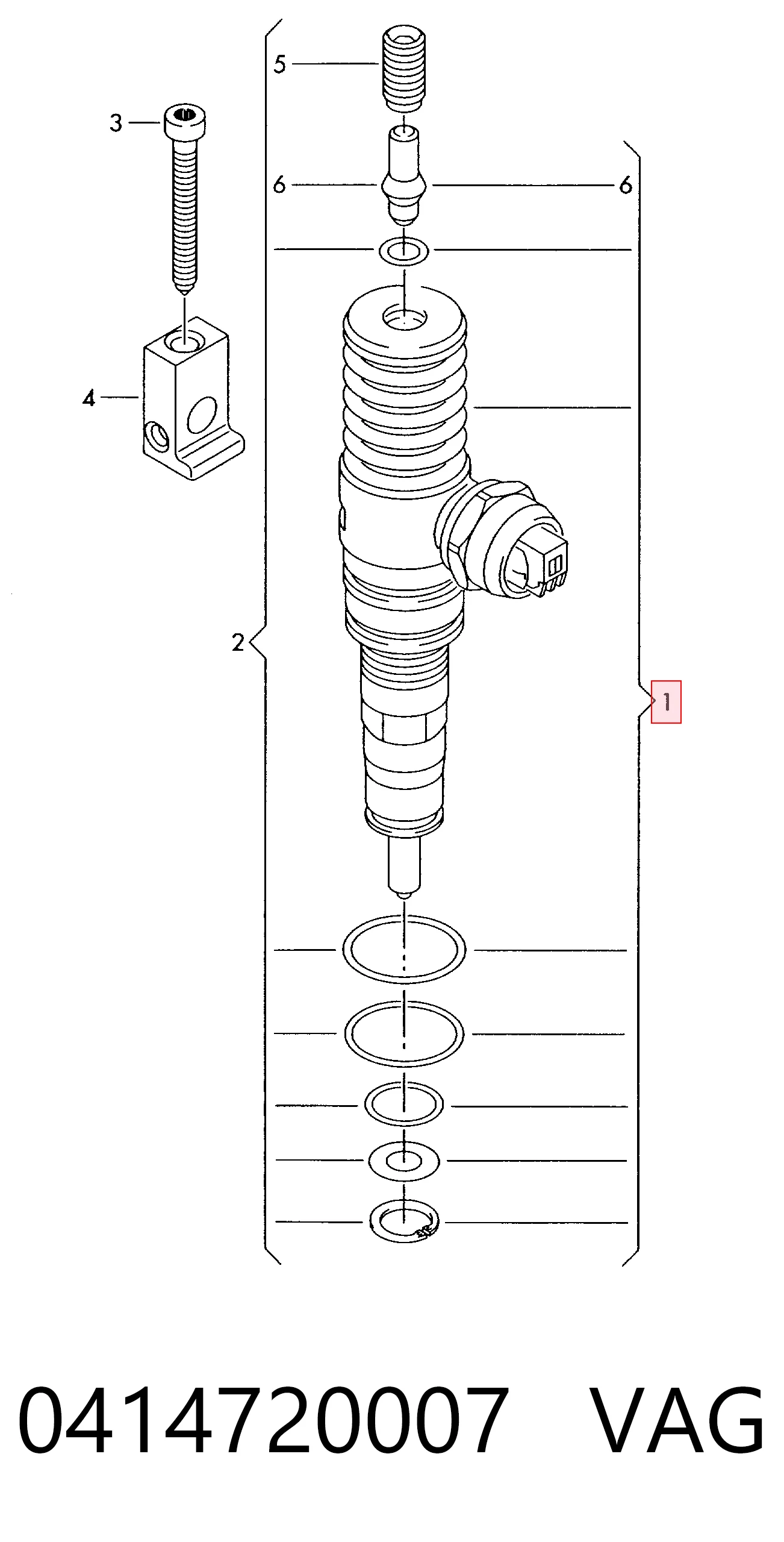 414720007 Bosch Топливные форсунки