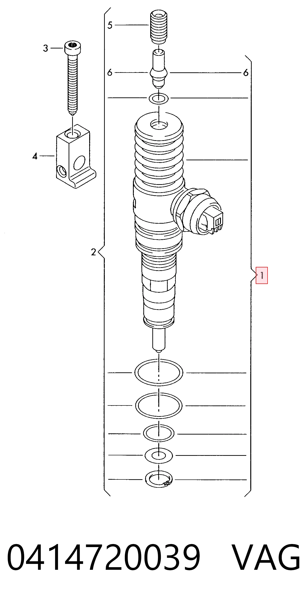 Форсунки Bosch 414720028