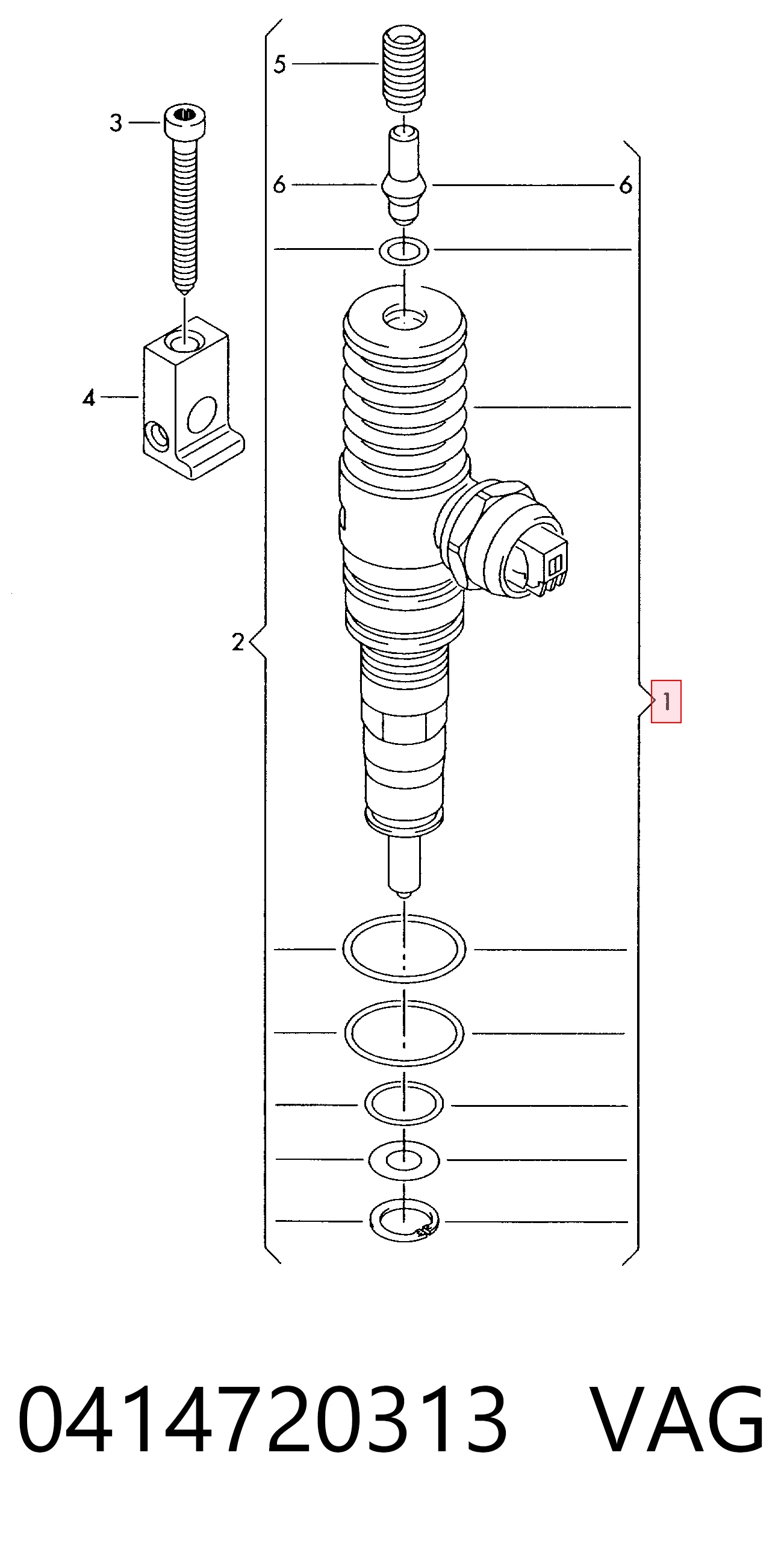 Форсунки Bosch 414720313