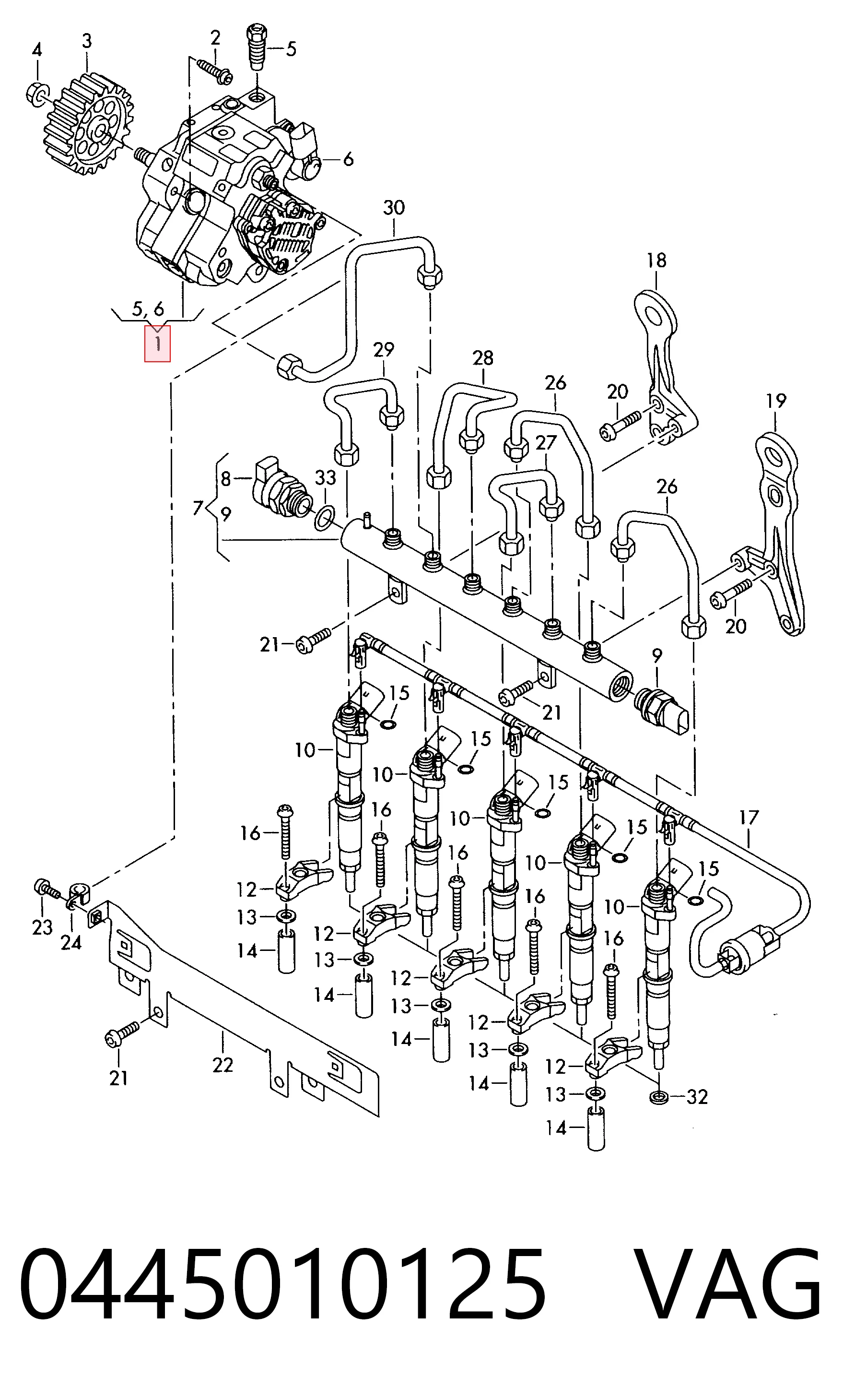 445010090 Bosch Насос топливный высокого давления (ТНВД)