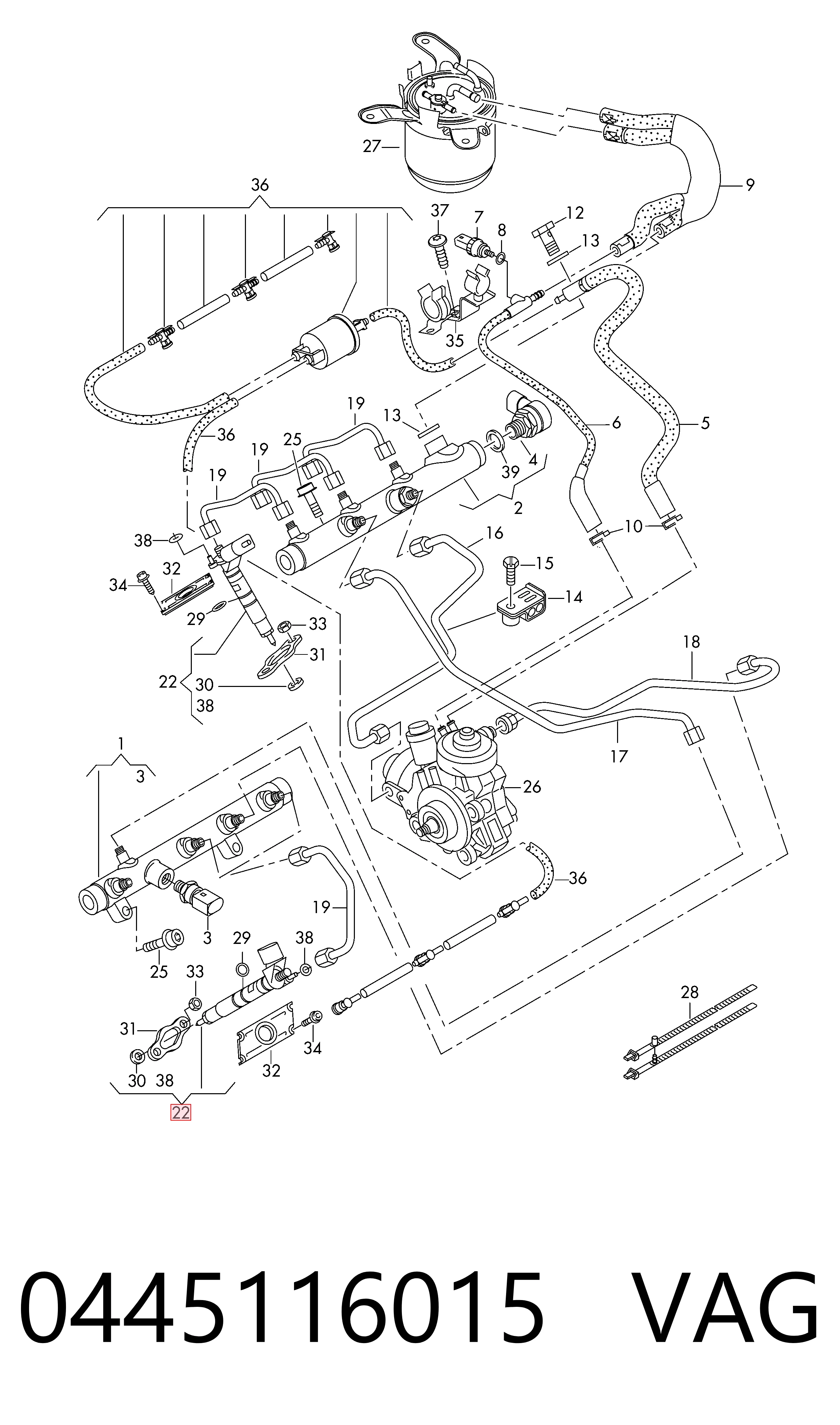 Форсунка инжектора Renault (RVI) 0445116022 цена, от 135.29 USD