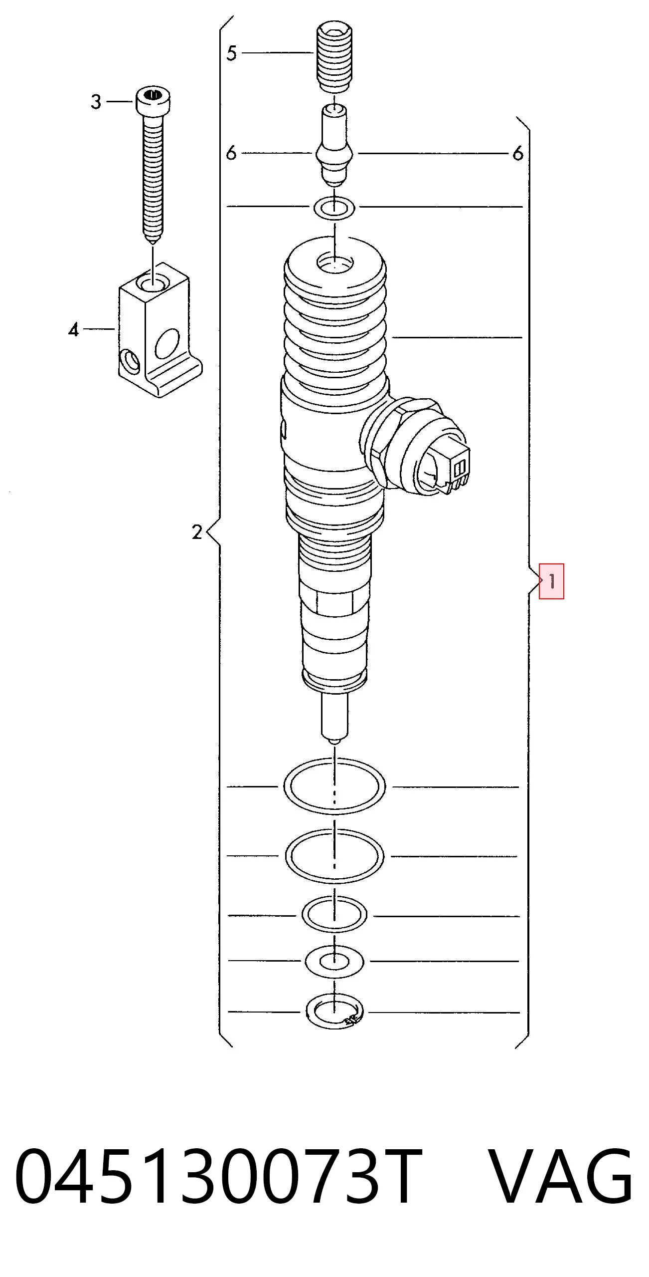 Купить 414720007 Bosch Клапанная форсунка