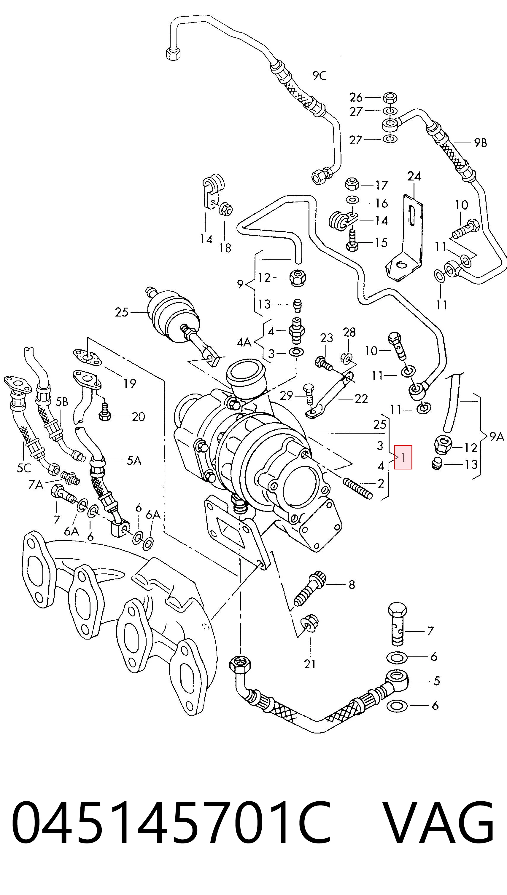 7066805001S Garrett Турбонаддув