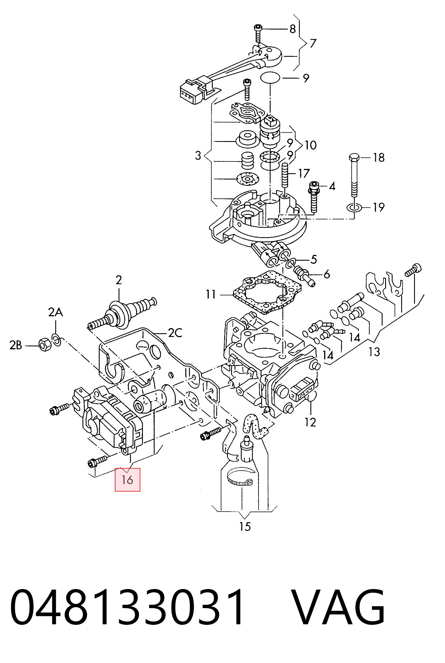 132008601 Bosch Управление приоткрывателем дроссельной заслонки