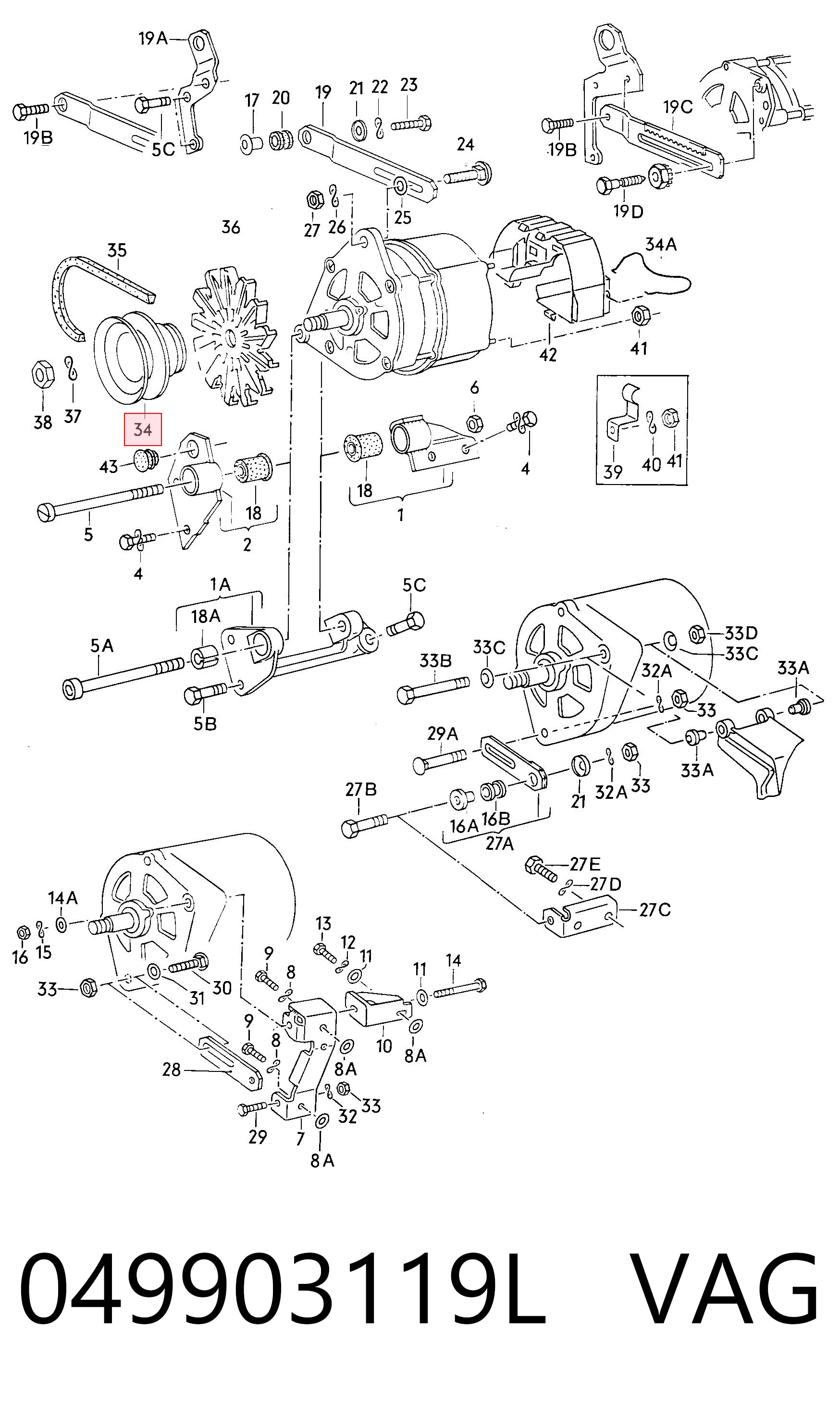 Купить 131200 REMA-PARTS Шкив ремня генератора