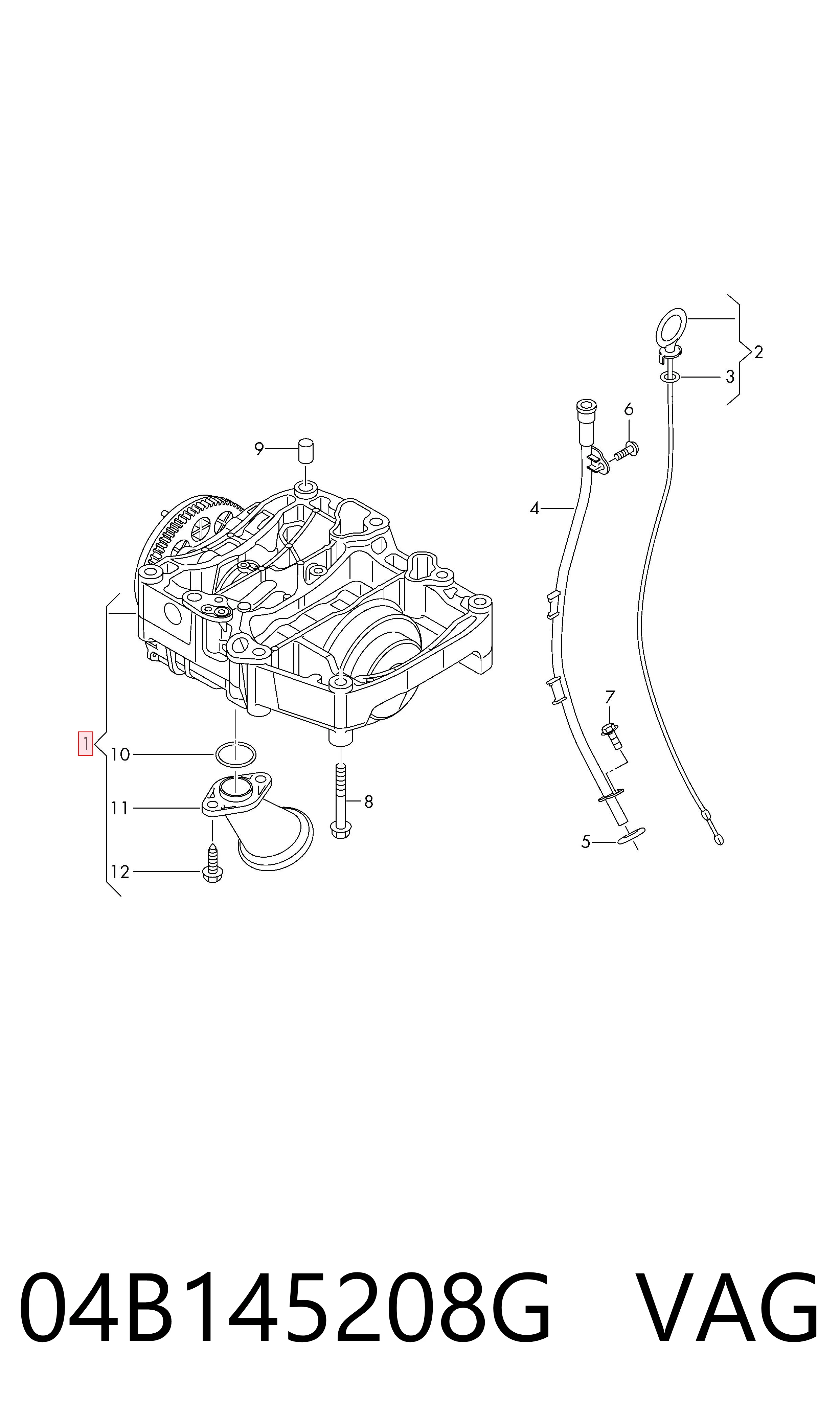 Насос масляный VAG 04B145208G
