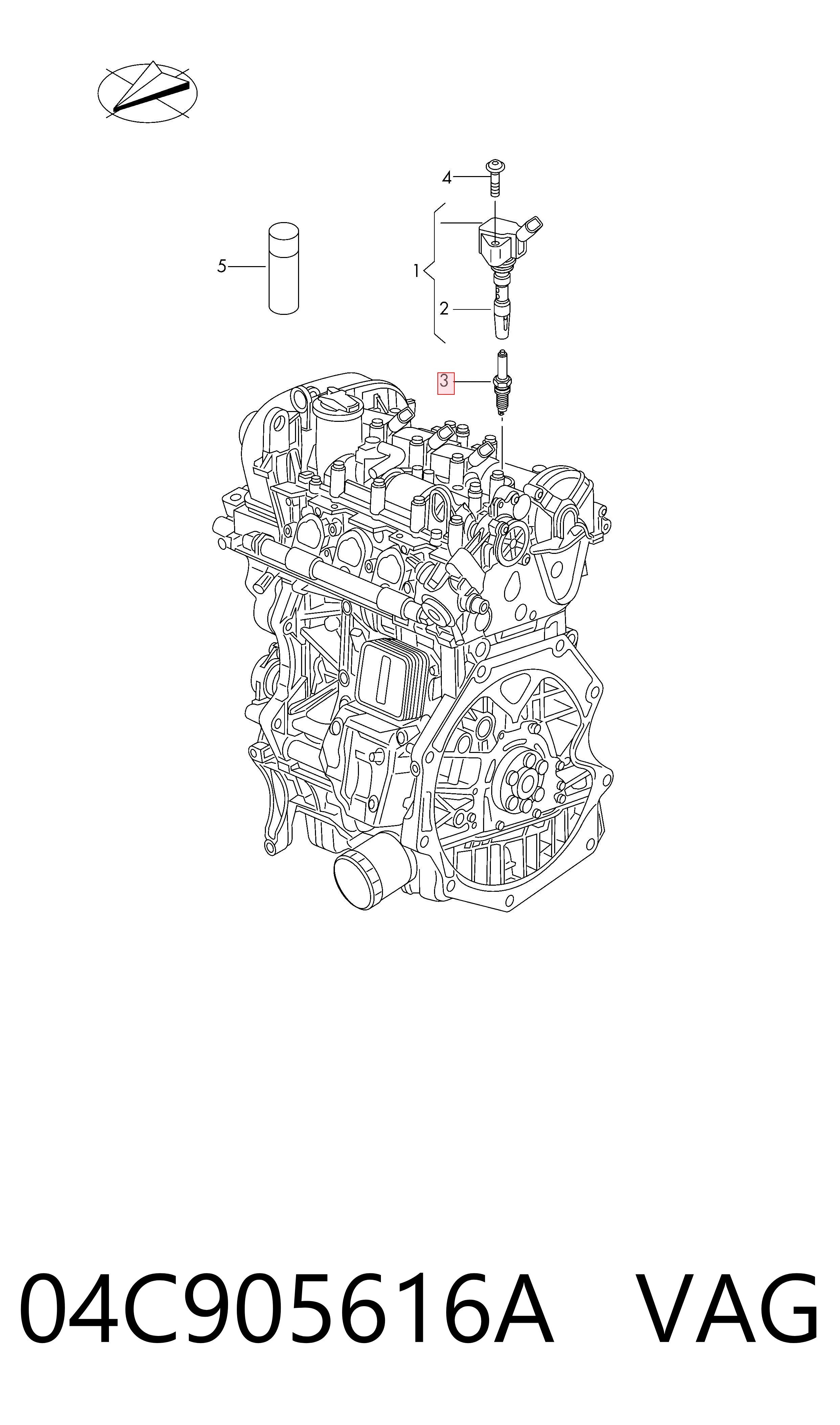 Купить Свечи зажигания Фольксваген Поло V 6R1, 6C1