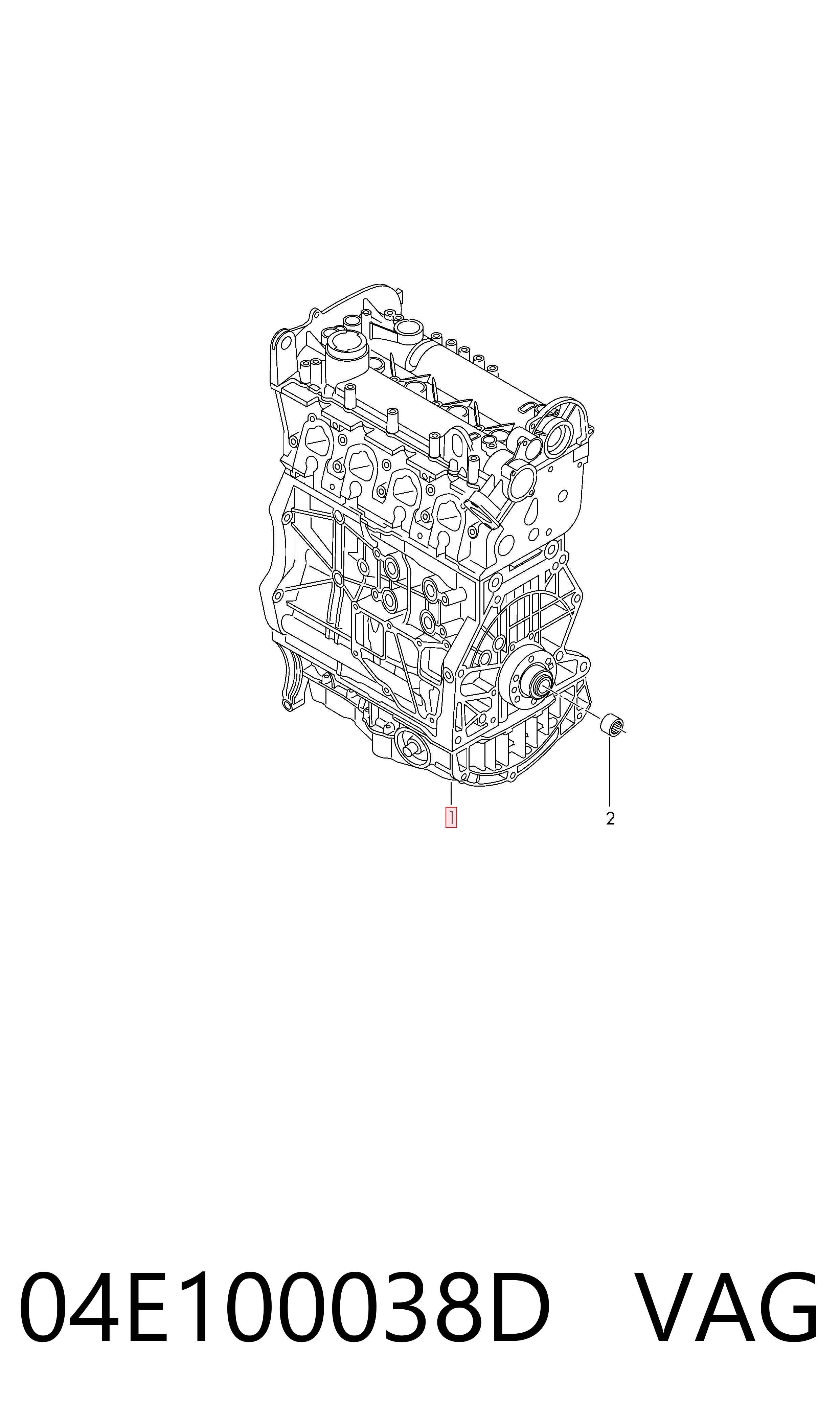 ДВС в сборе Seat Ibiza V хэтчбек (KJ1, KJG) (2017 - 2026) цена, от 992.06 USD
