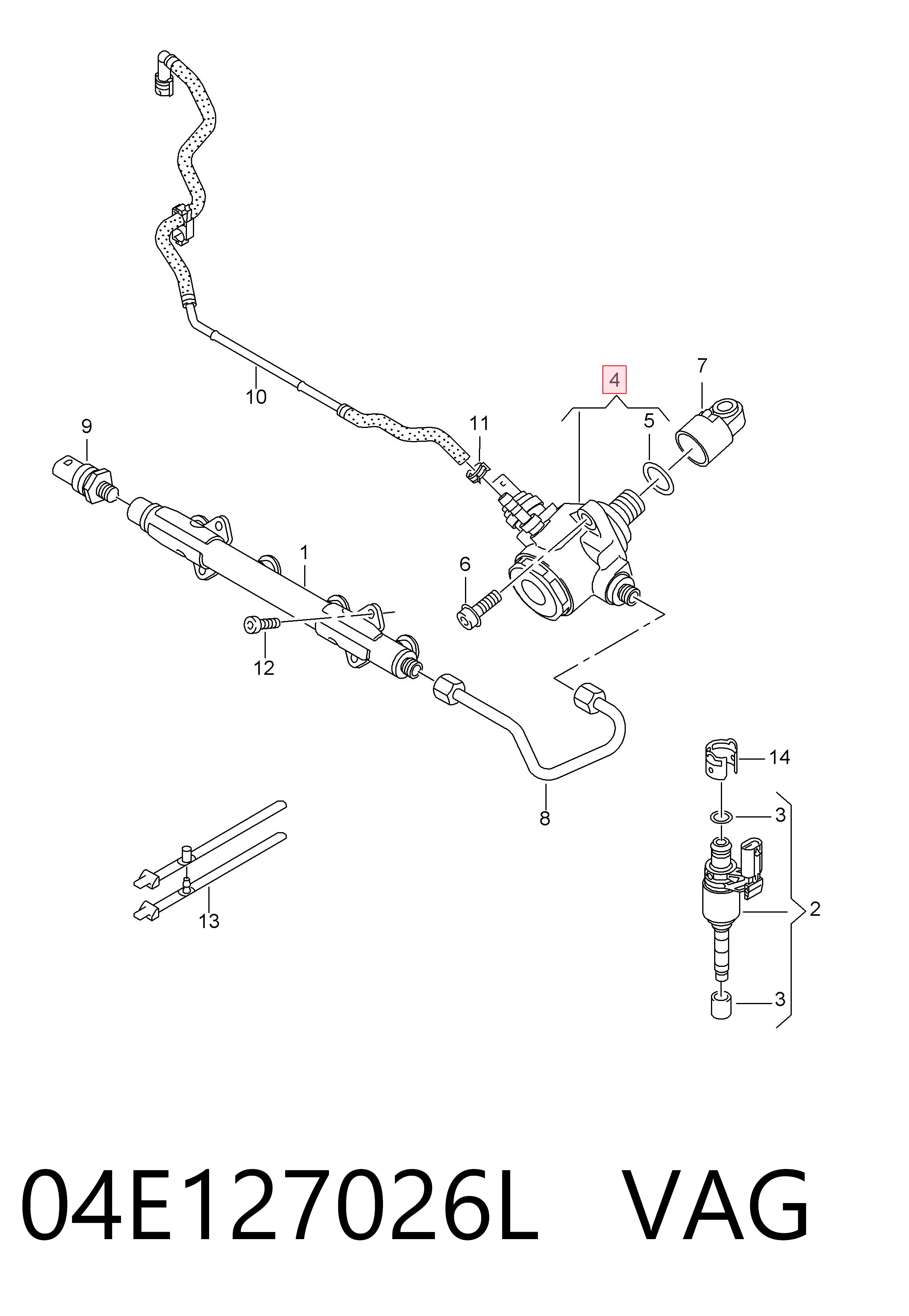 Насос топливный высокого давления (ТНВД) на Volkswagen Polo VI AW1, BZ1, AE1