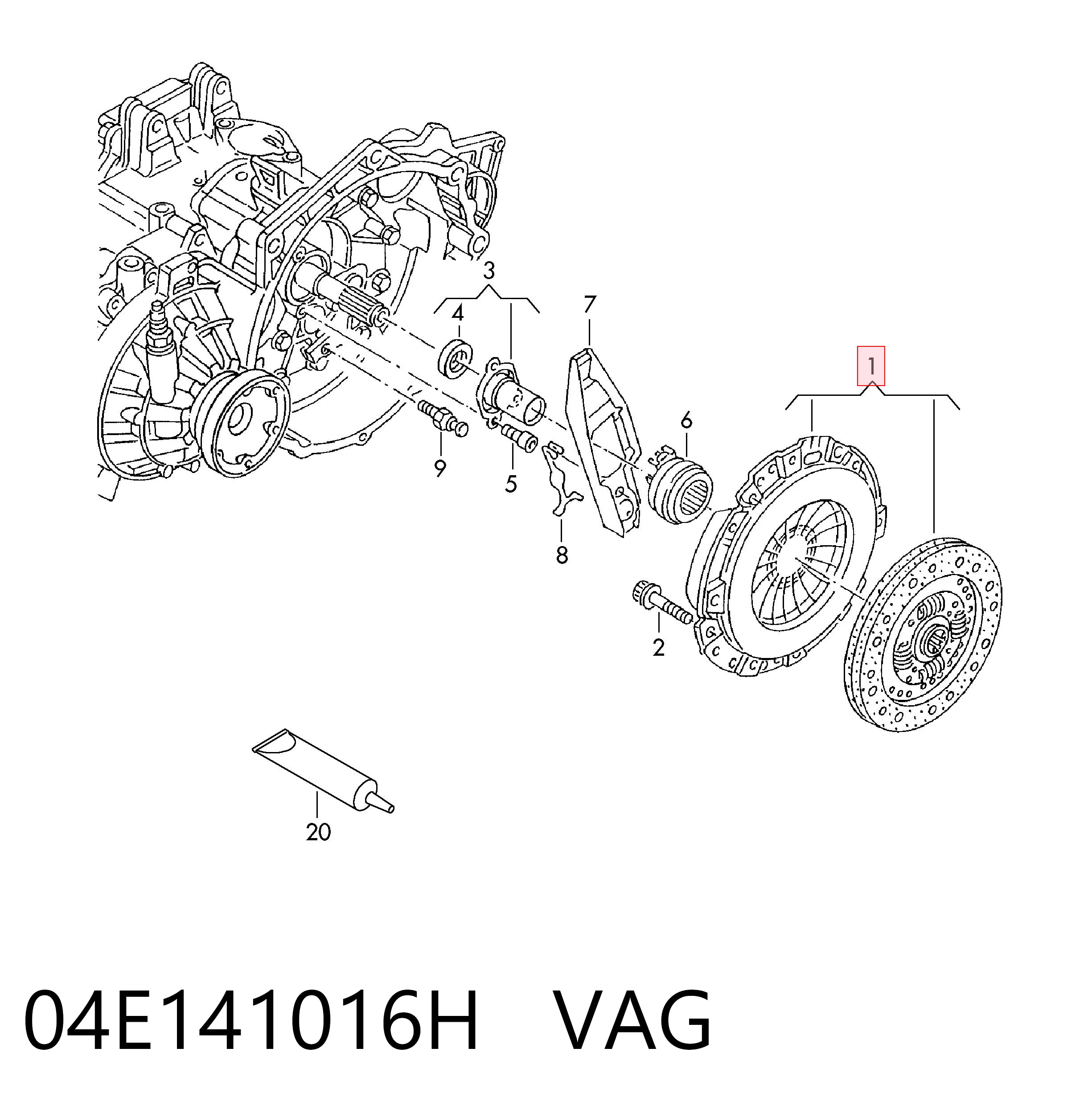 Комплект сцепления (3 части) Sachs 3000970178 цена, от 201.67 USD