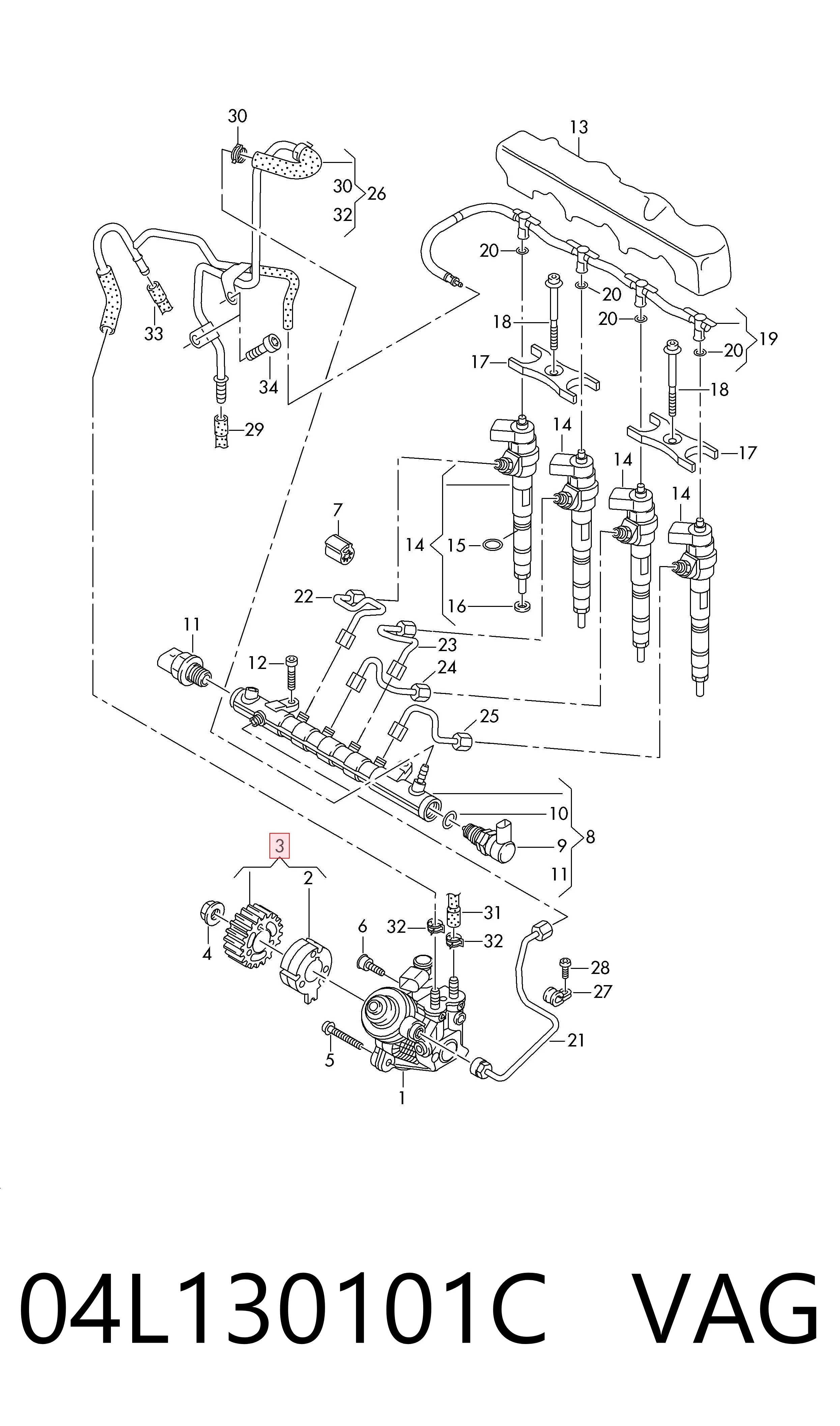  VAG 04L130101C цена, от 37.01 USD