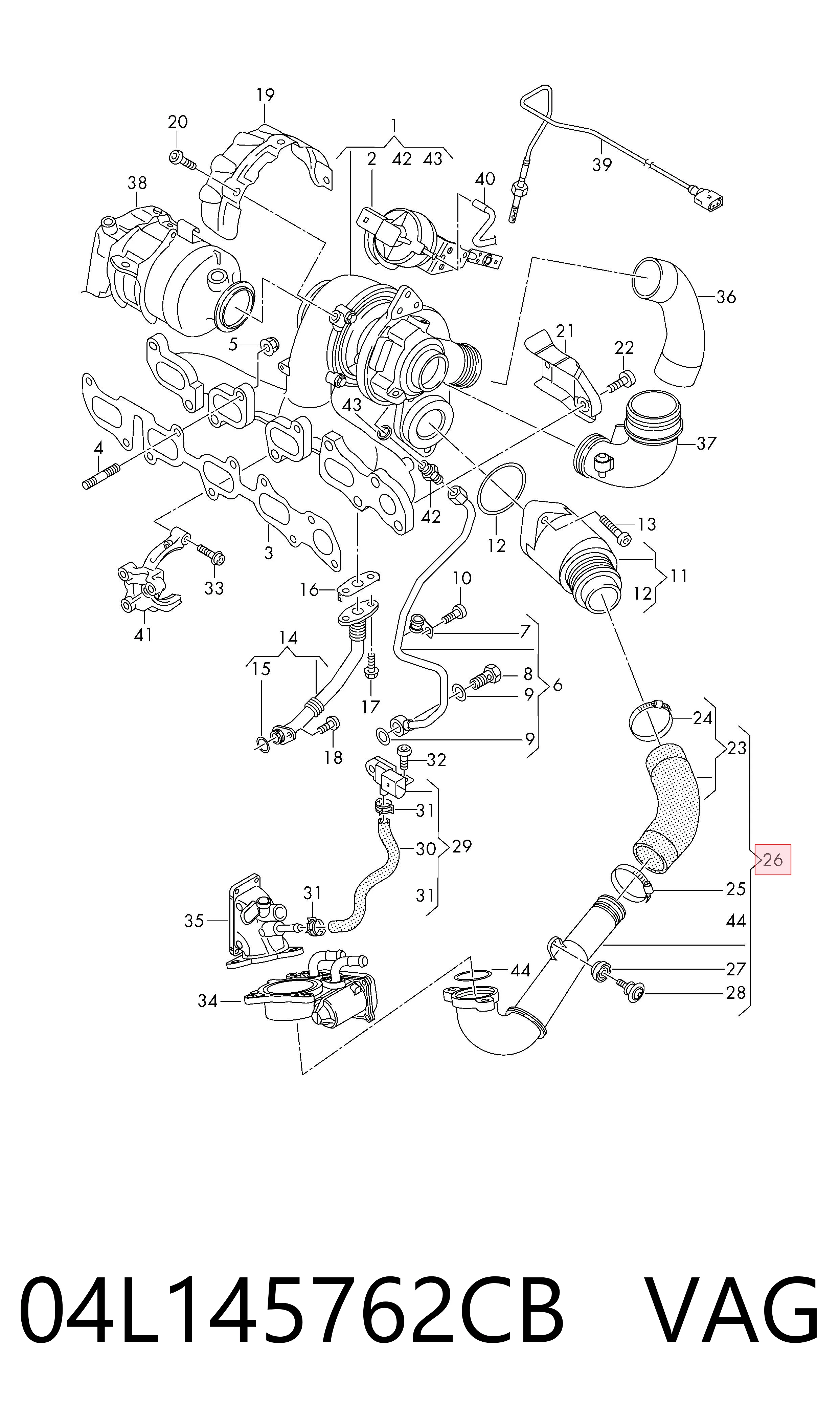  VAG 04L145762CB цена, от 124.15 USD
