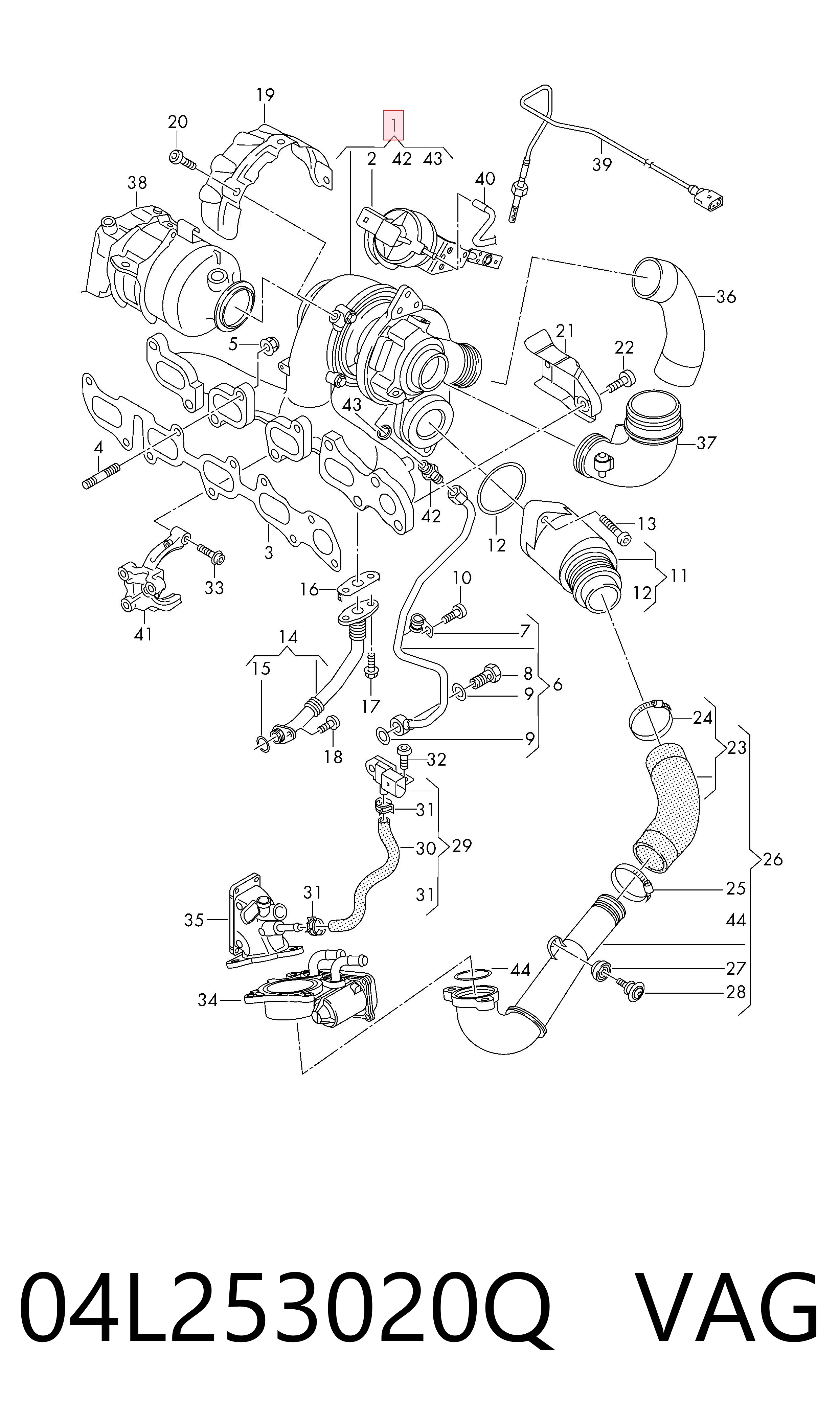 04L253020Q VAG Турбонаддув