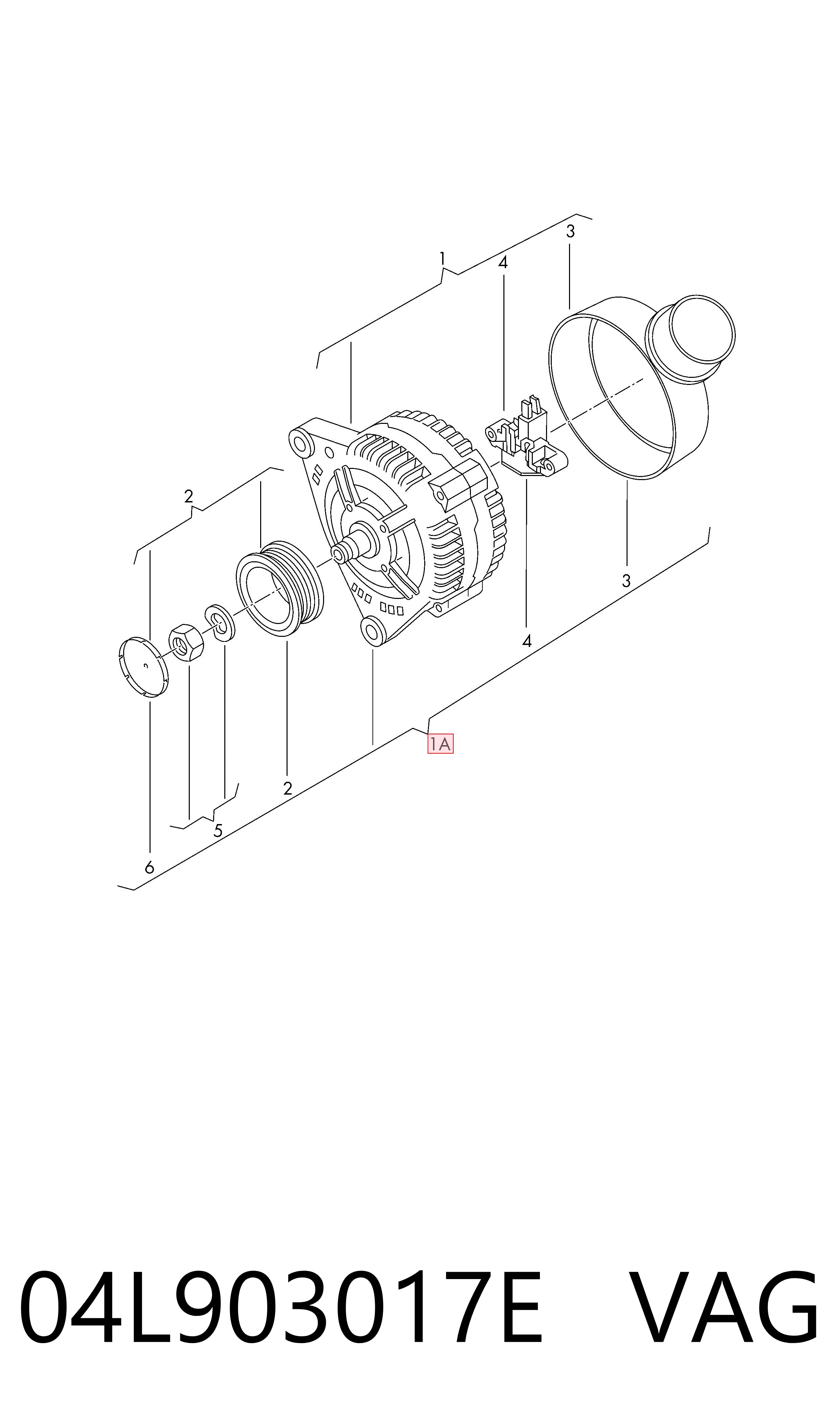 Генератор VAG 04L903017E