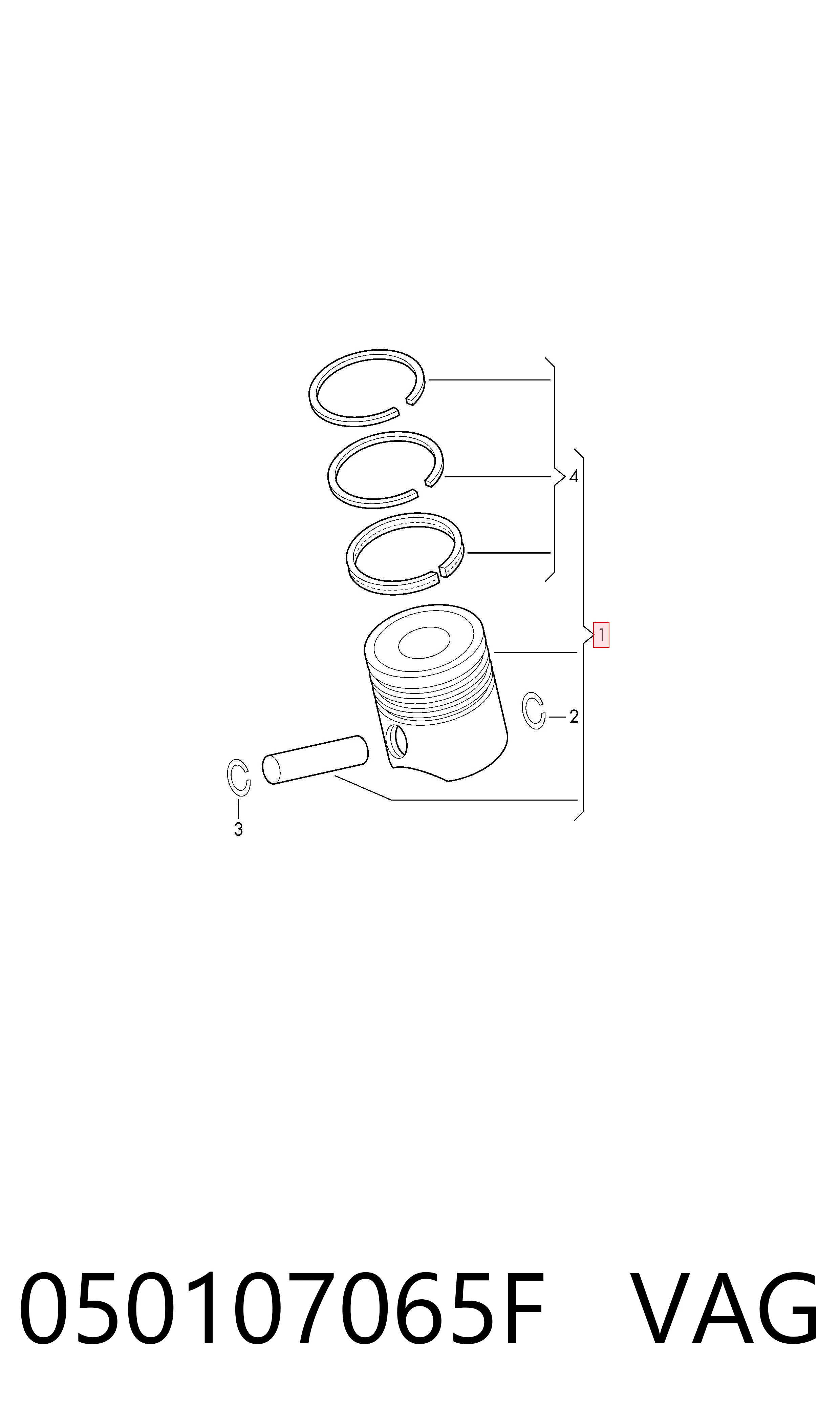 Поршень в сборе Mopart 1029078000 цена, от 43.11 USD