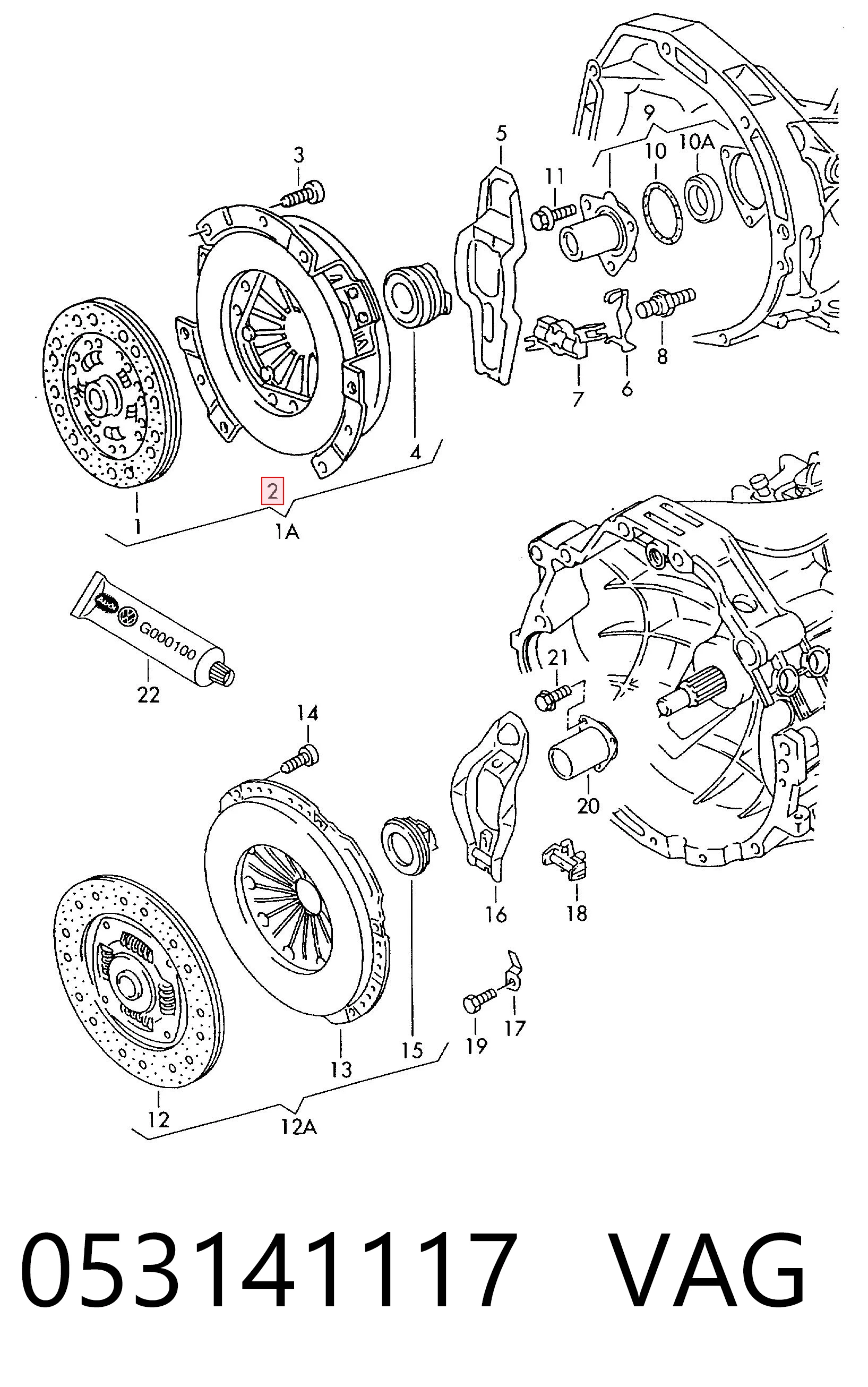 Купить Корзина сцепления Ауди 100 C4 4A2