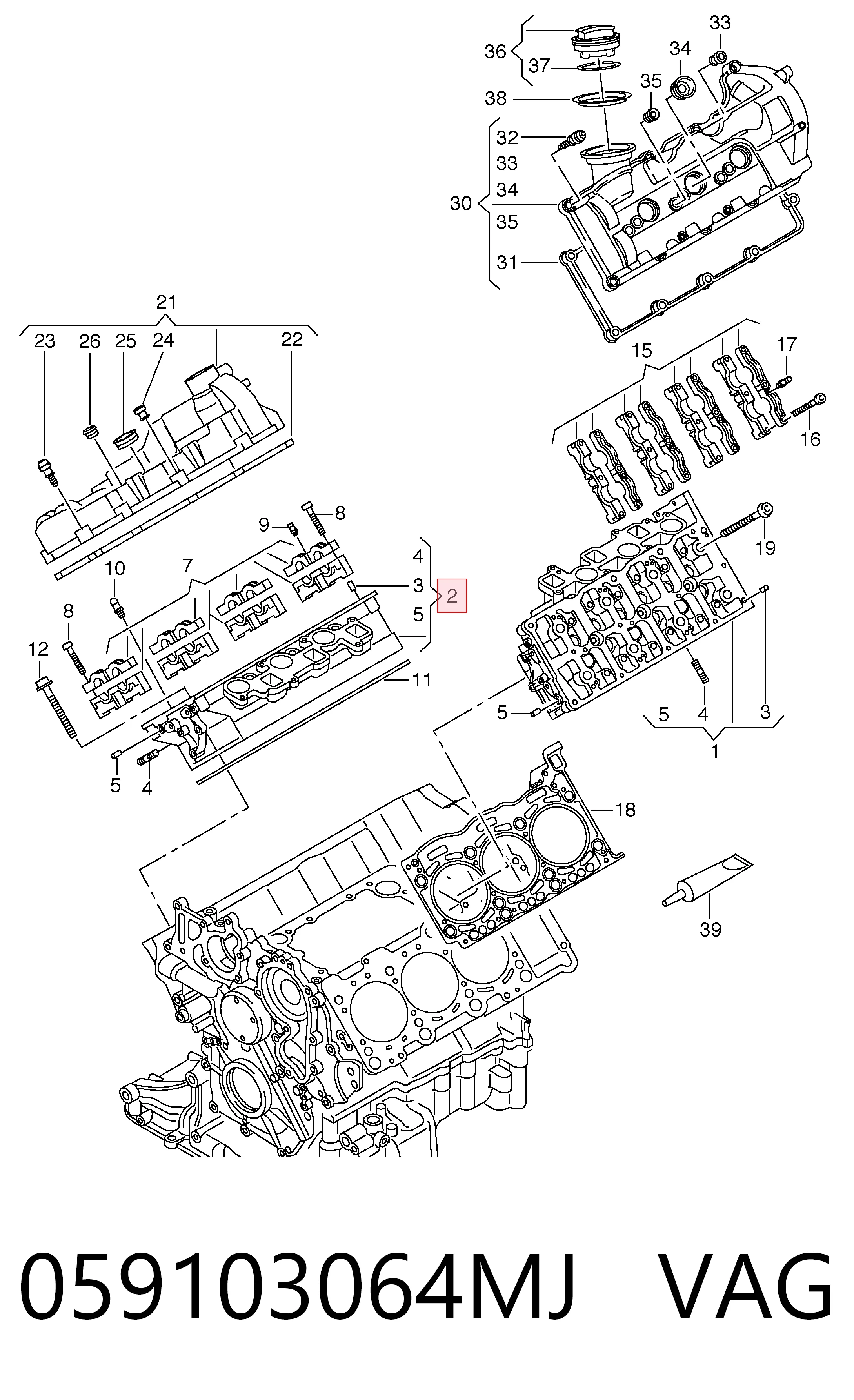 Головка двигателя Audi Q7 внедорожник (4LB) (2006 - 2016) цена, от 126.27 USD