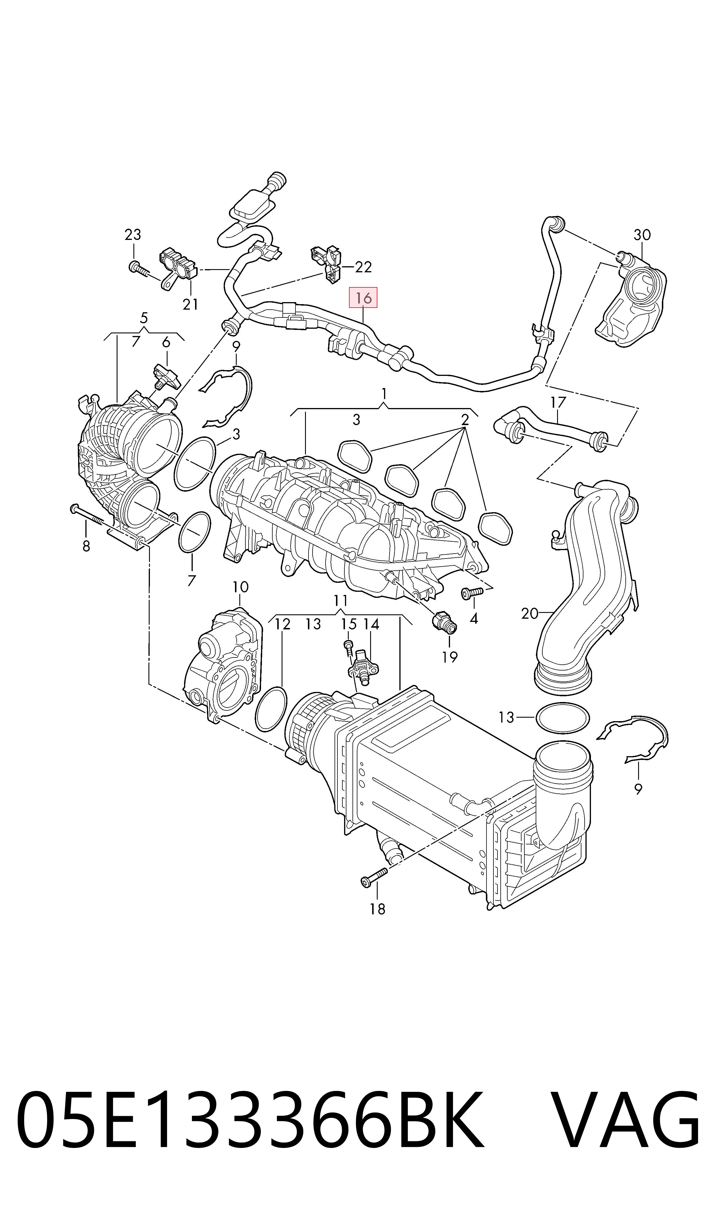 05E133366BK VAG 