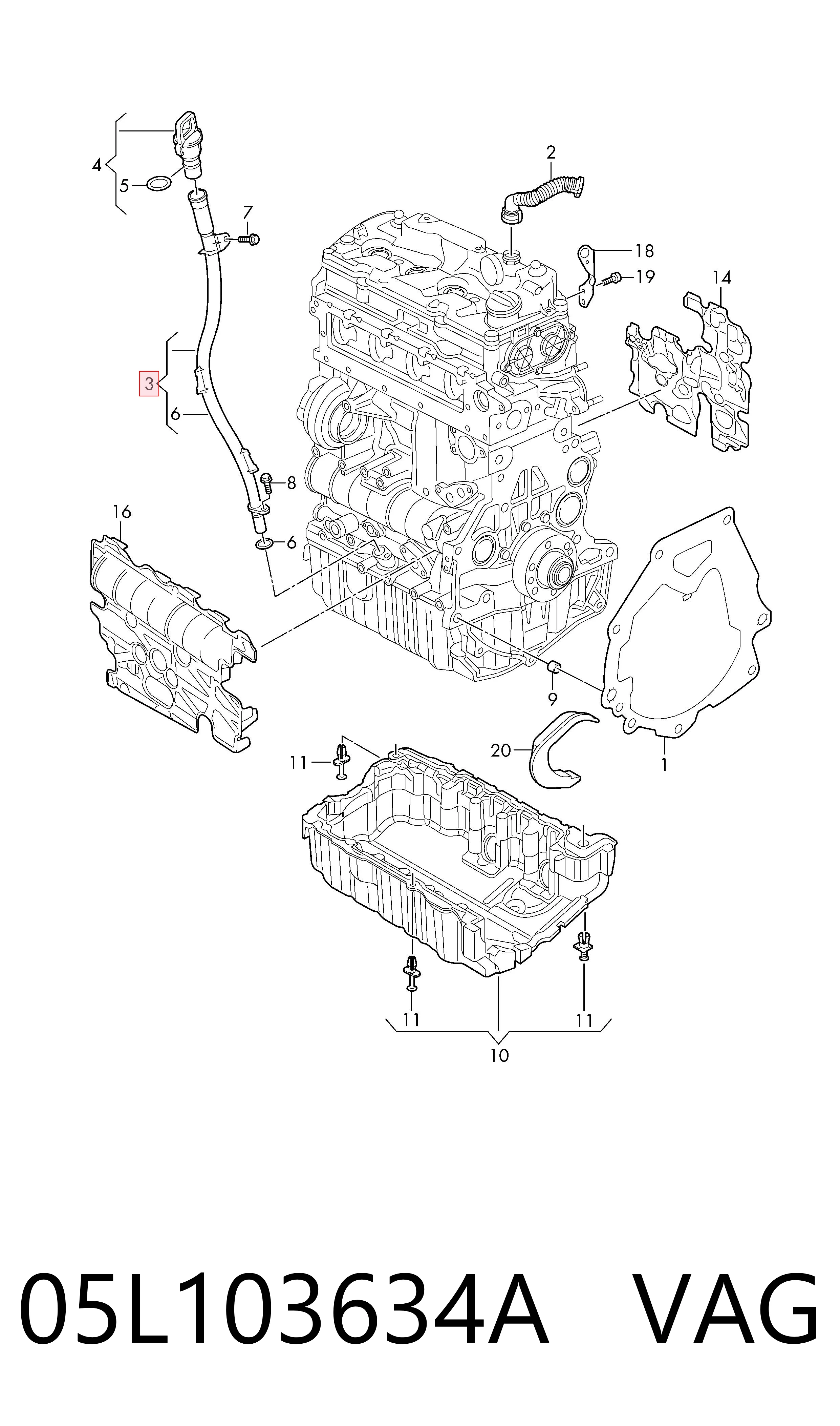  VAG 05L103634A цена, от 65.67 USD