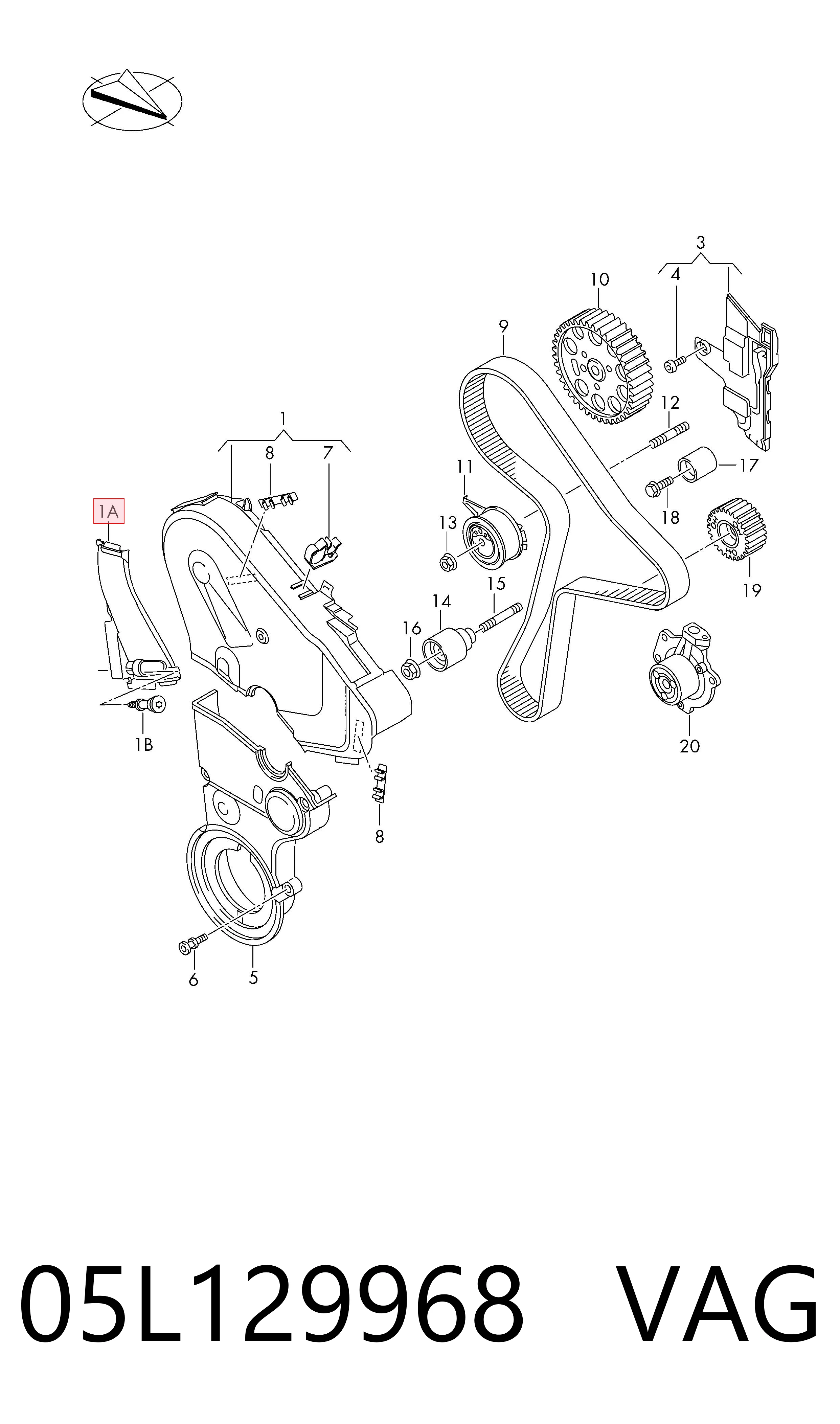 Купить 05L129968 VAG 