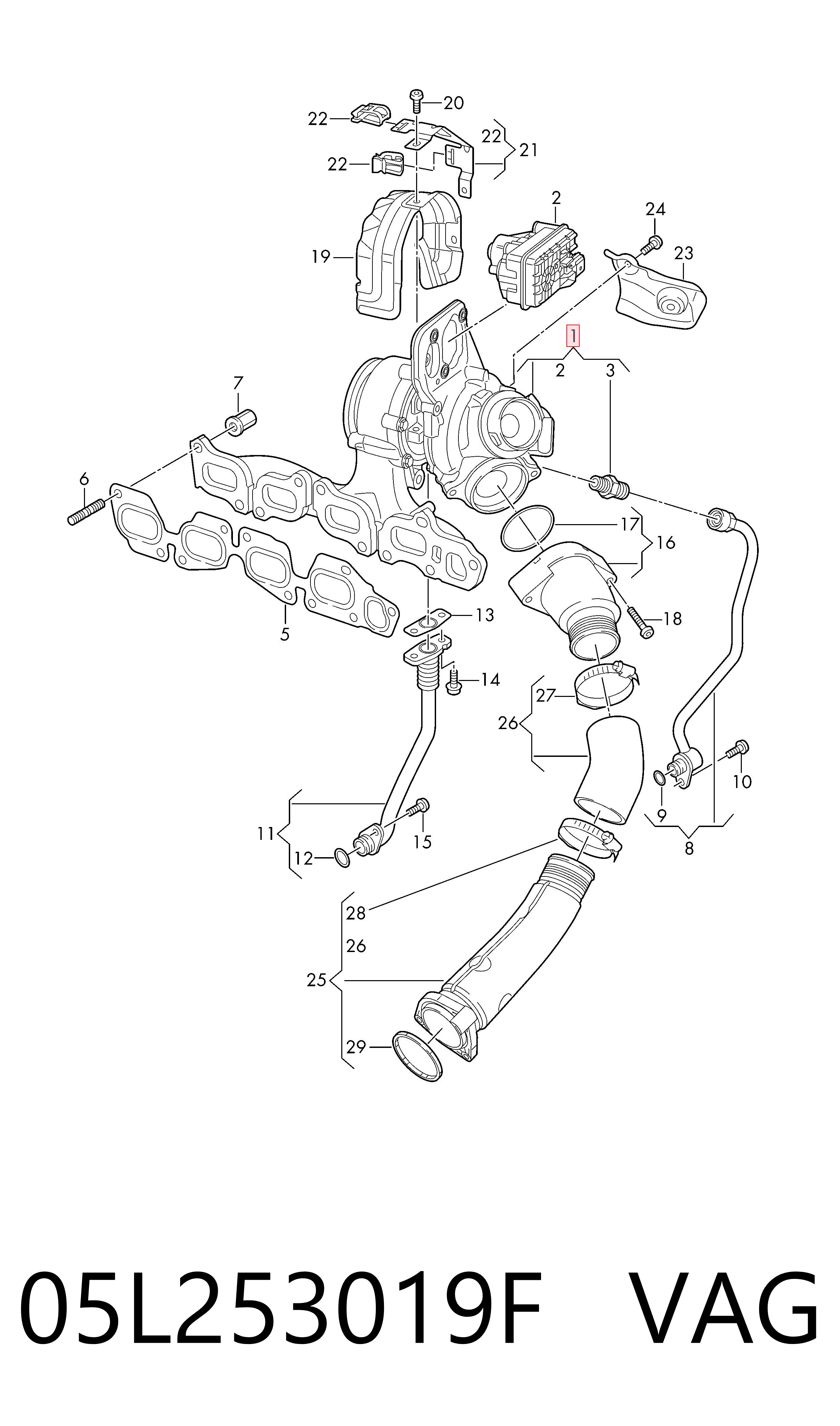 Турбонаддув на Seat Leon IV KL1, KLG