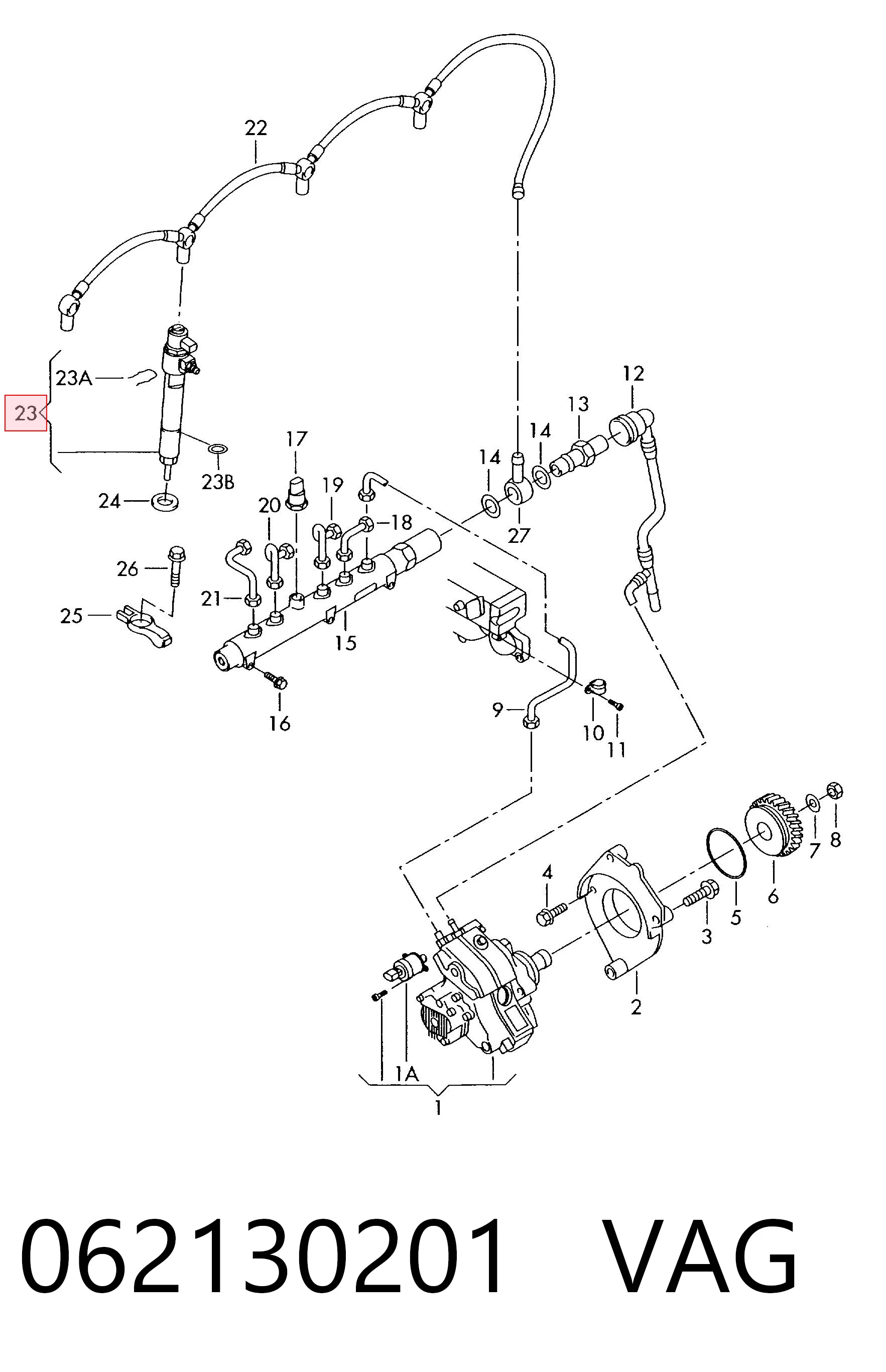 Топливные форсунки на Volkswagen LT 28-46 II 2DA, 2DD, 2DH