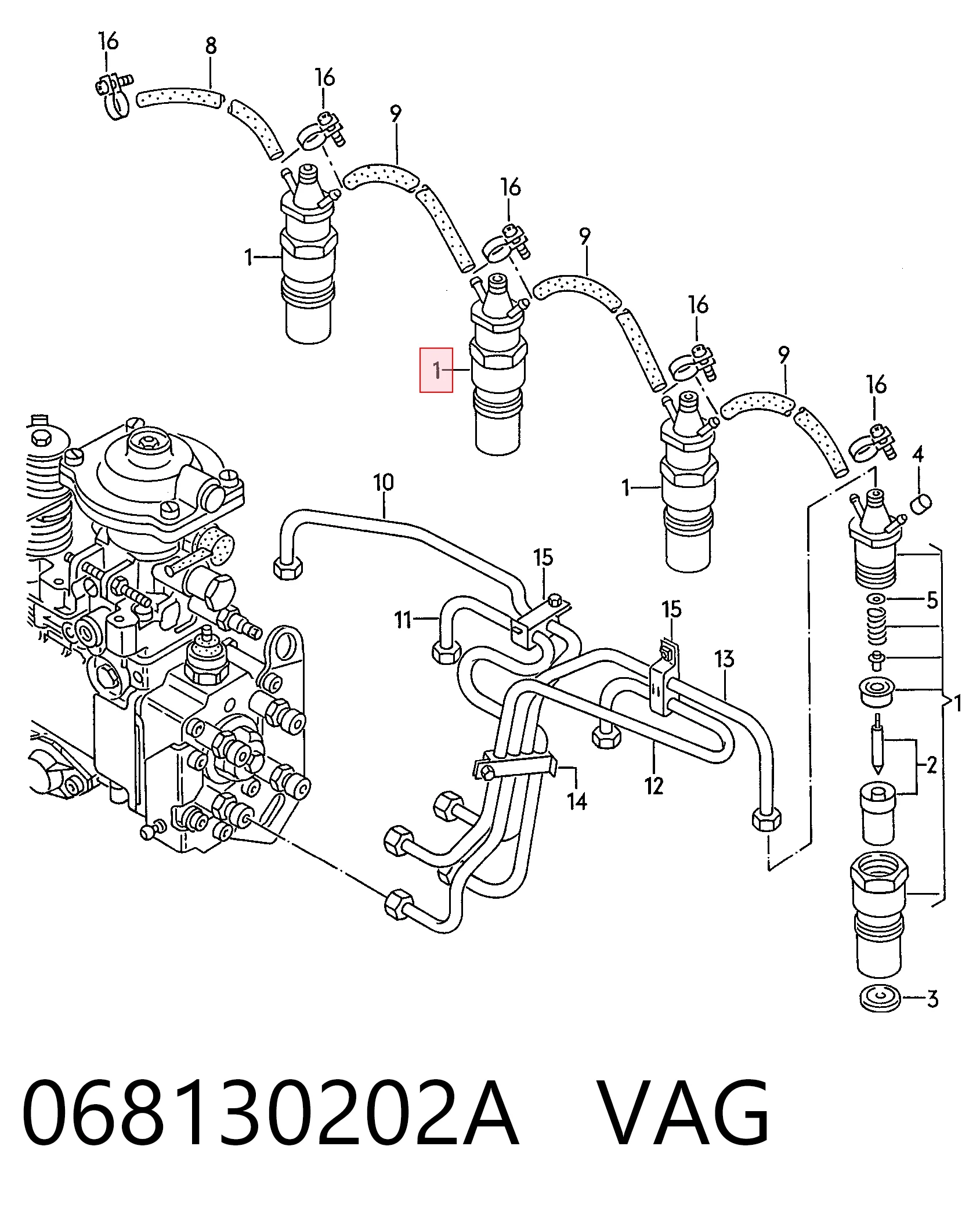 Купить KCA30SD274 Bosch Клапанная форсунка
