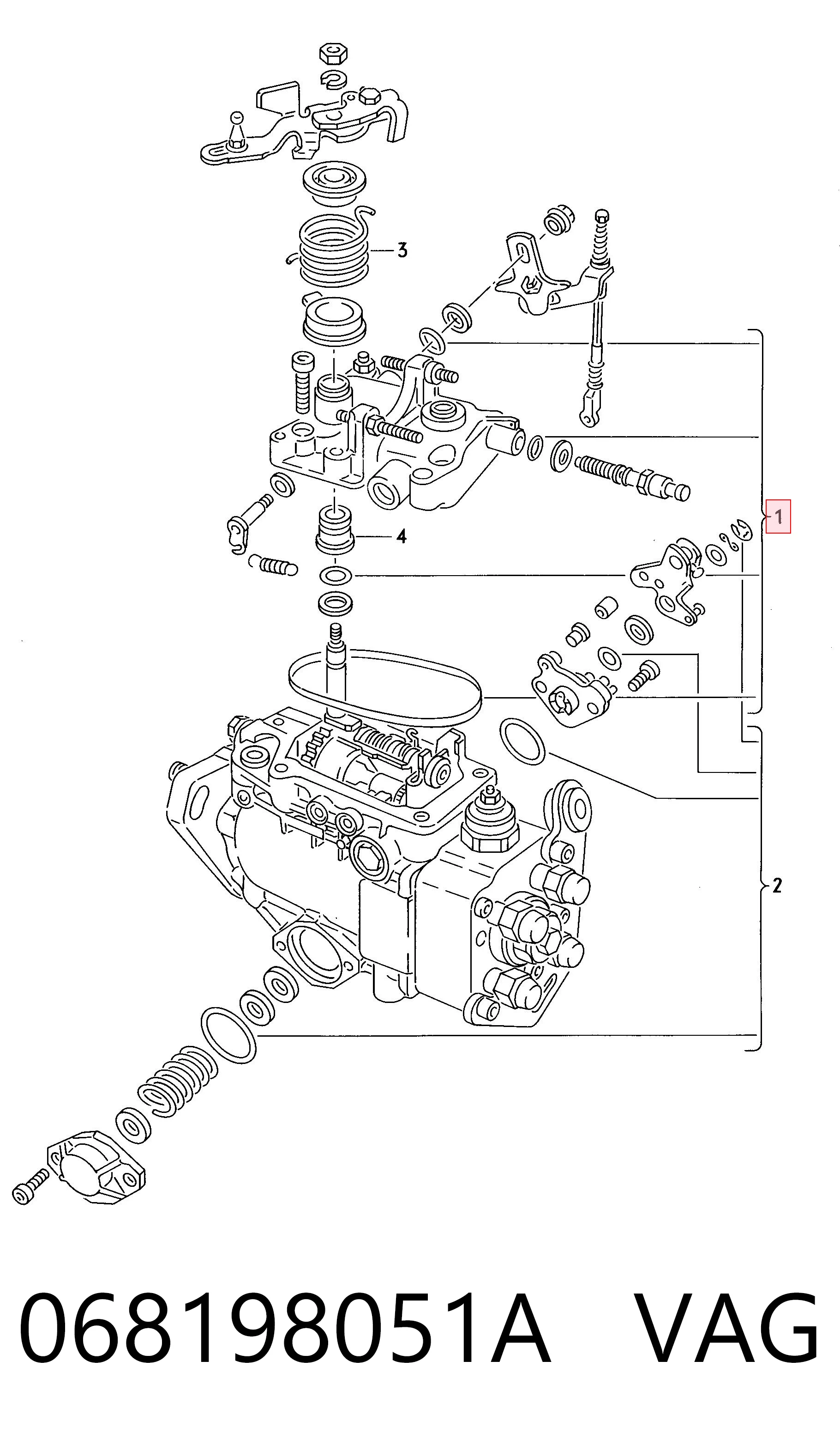 Ремкомплект ТНВД Renault (RVI) 7701034677 цена, от 4.90 USD