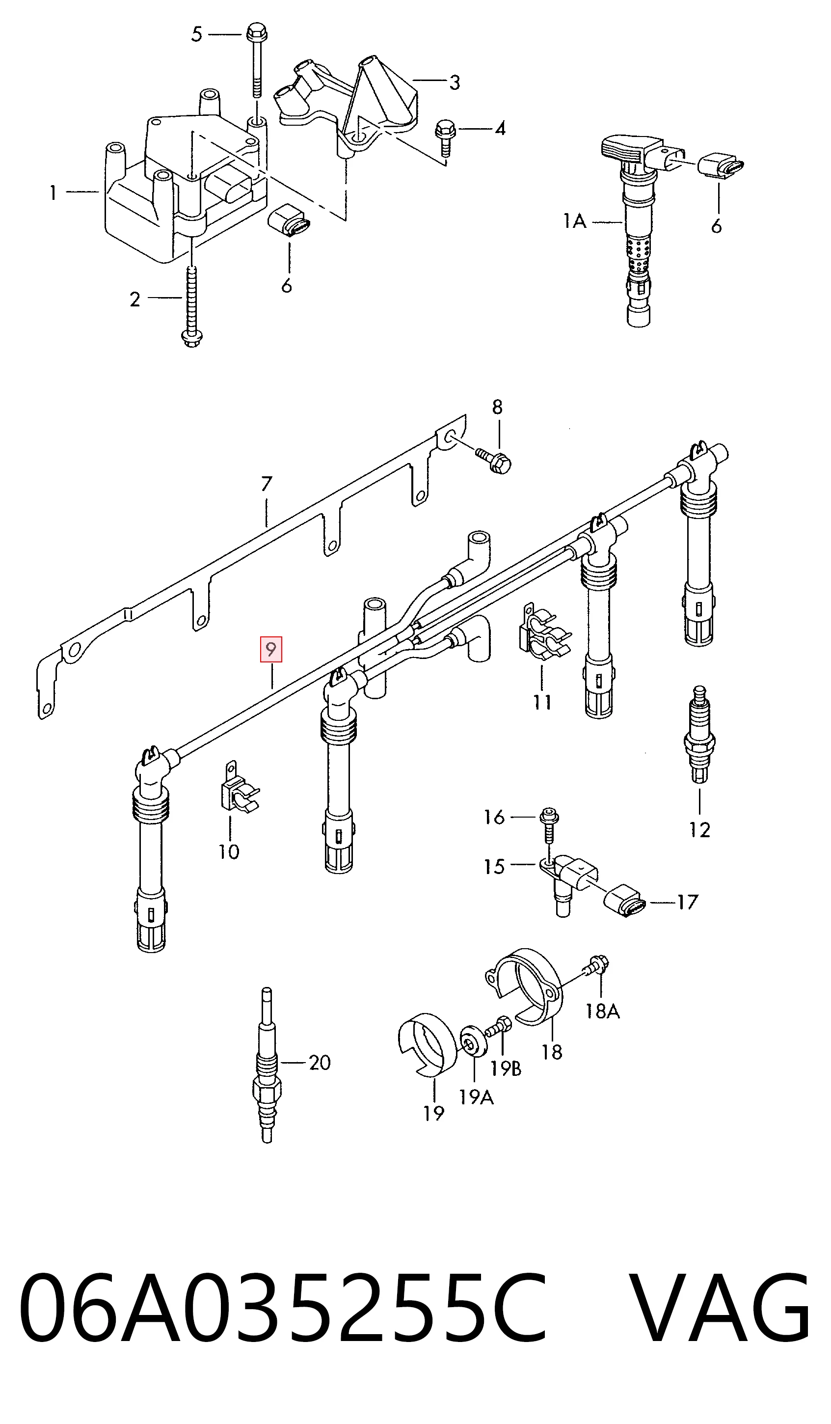 Высоковольтные провода BR206N200 Bremi