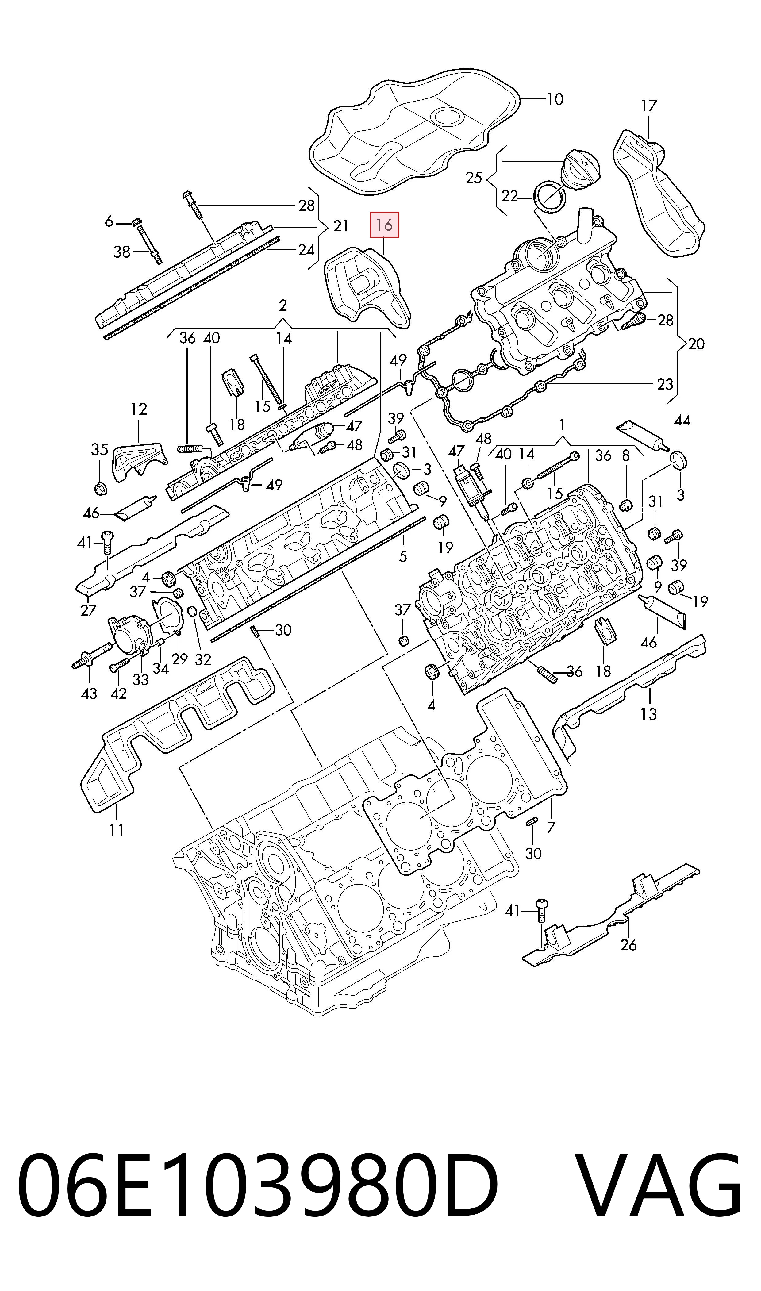 06E103980D VAG 