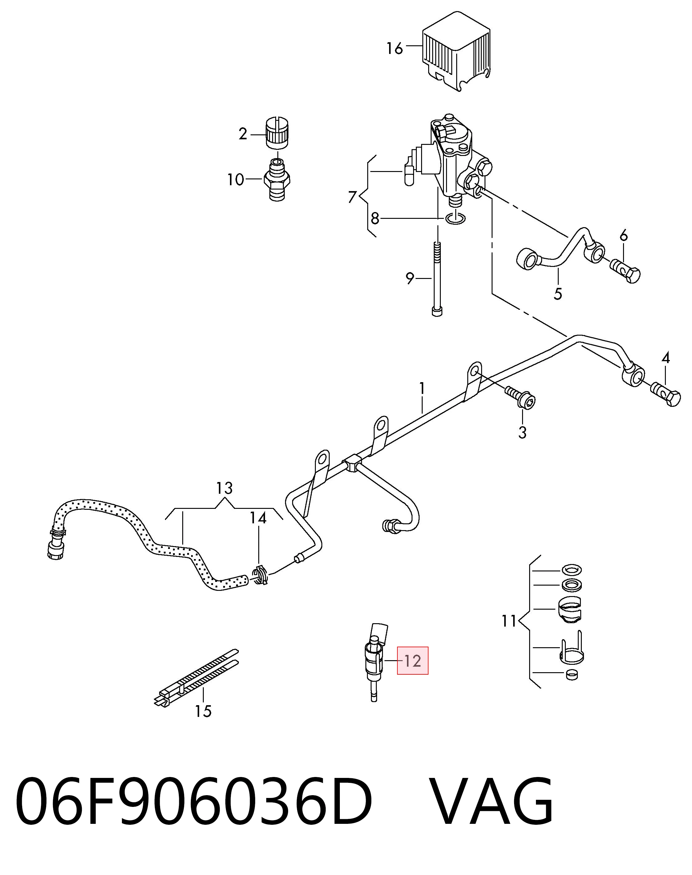 FEI0096 Magneti Marelli Топливные форсунки