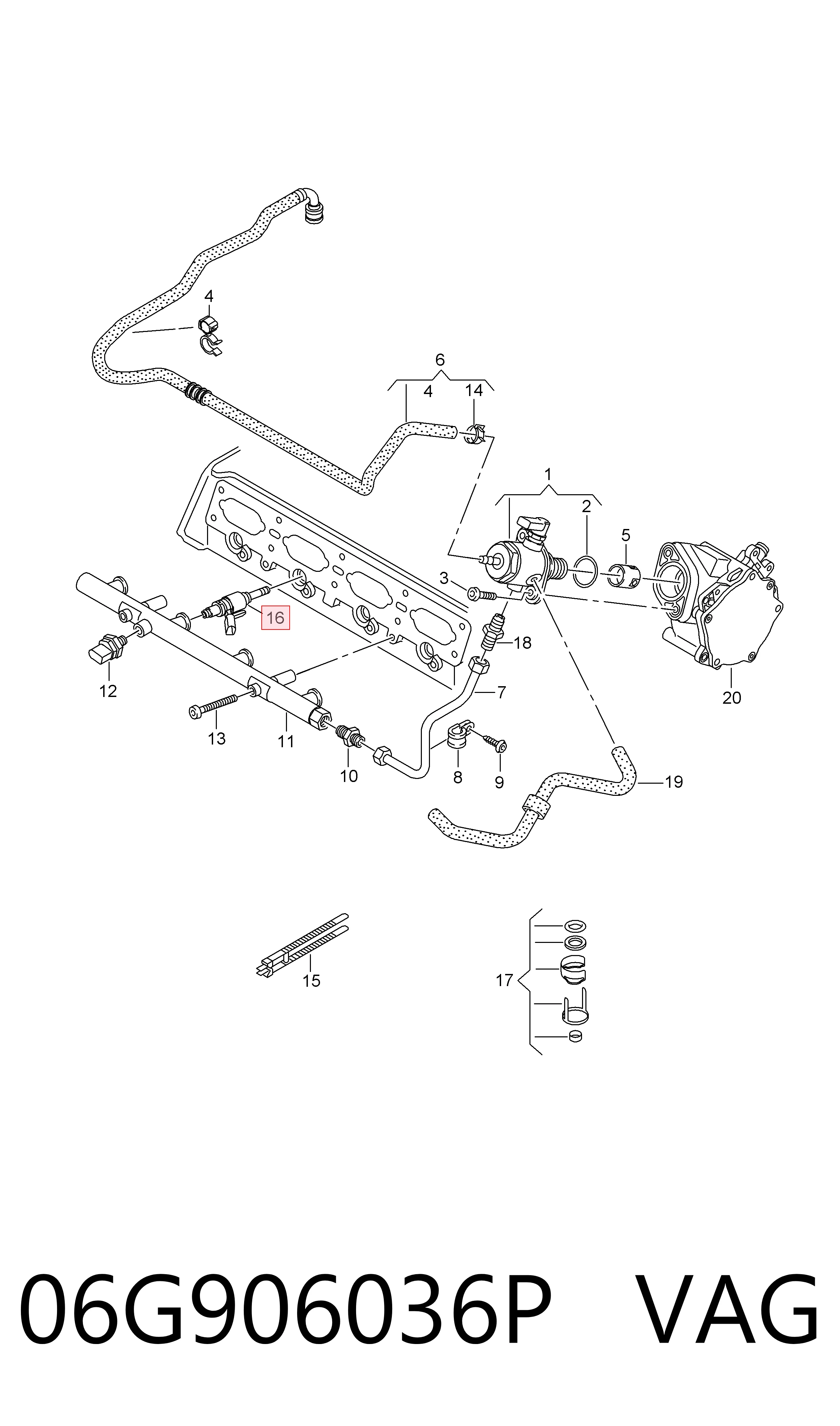 Форсунка инжектора Volkswagen Tiguan Allspace  внедорожник (BW2, BJ2) (2017 - 2026) цена, от 12.73 USD