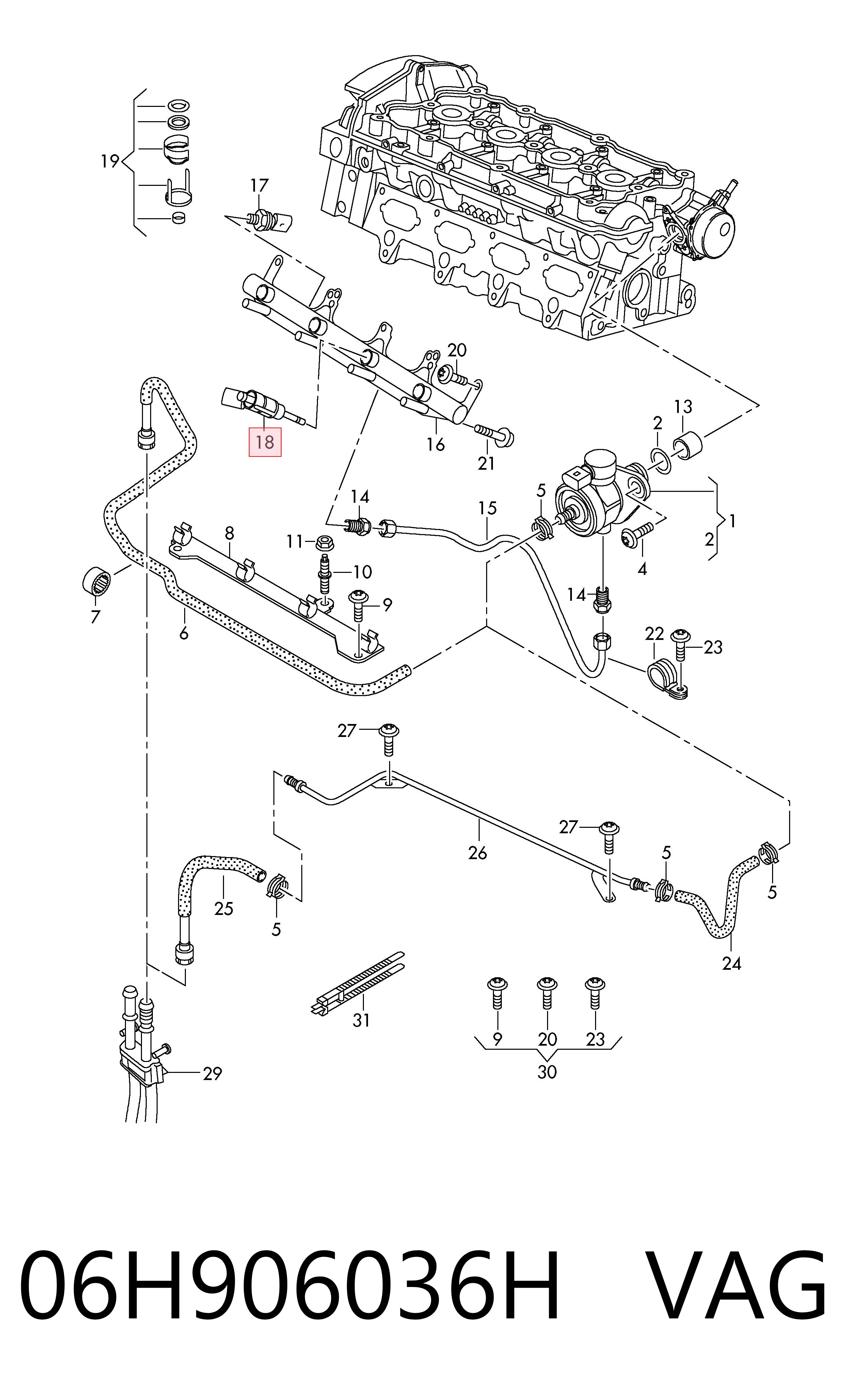 Форсунка инжектора Fiat/Alfa/Lancia 51906001 цена, от 31.67 USD