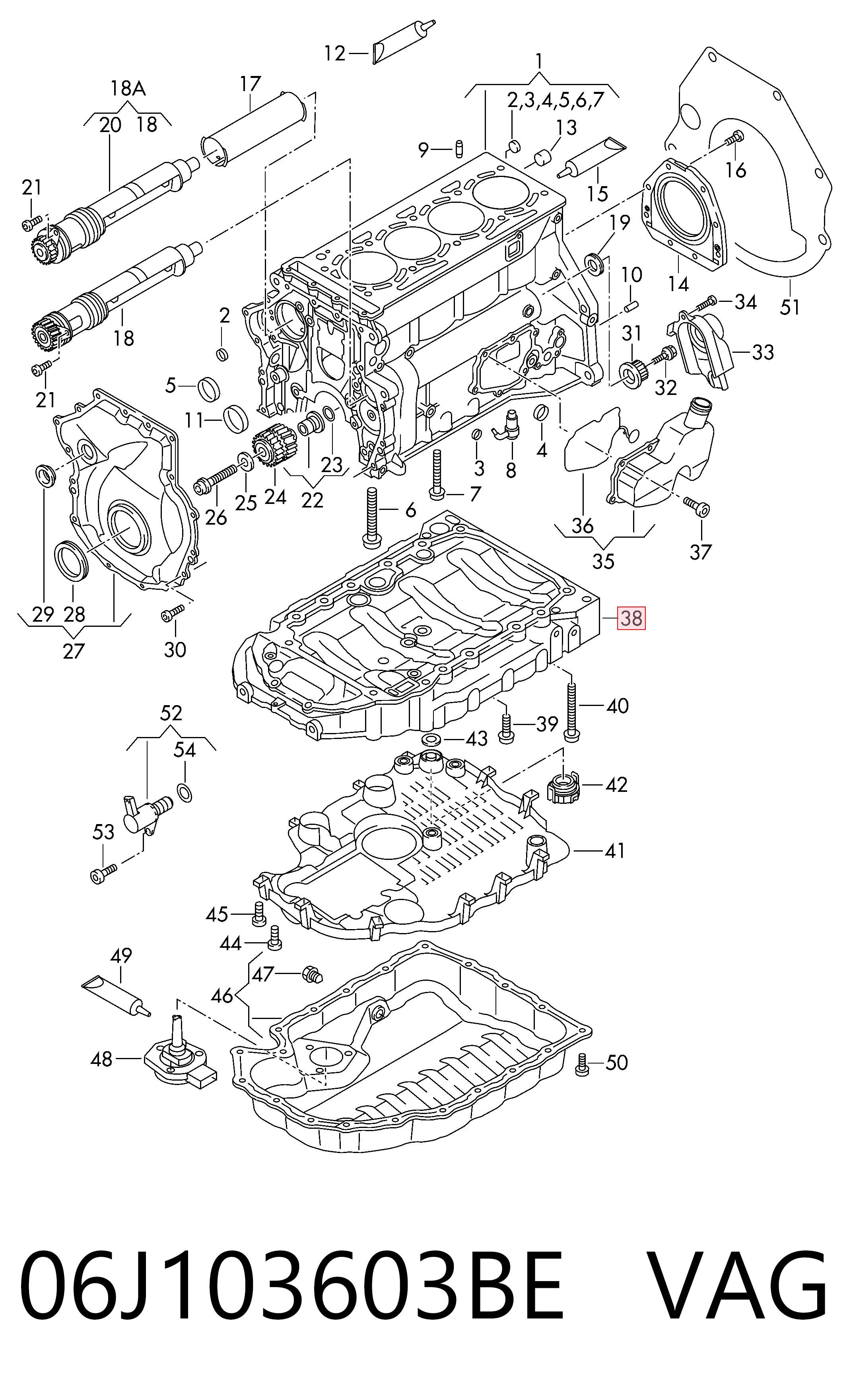 06J103603BE VAG