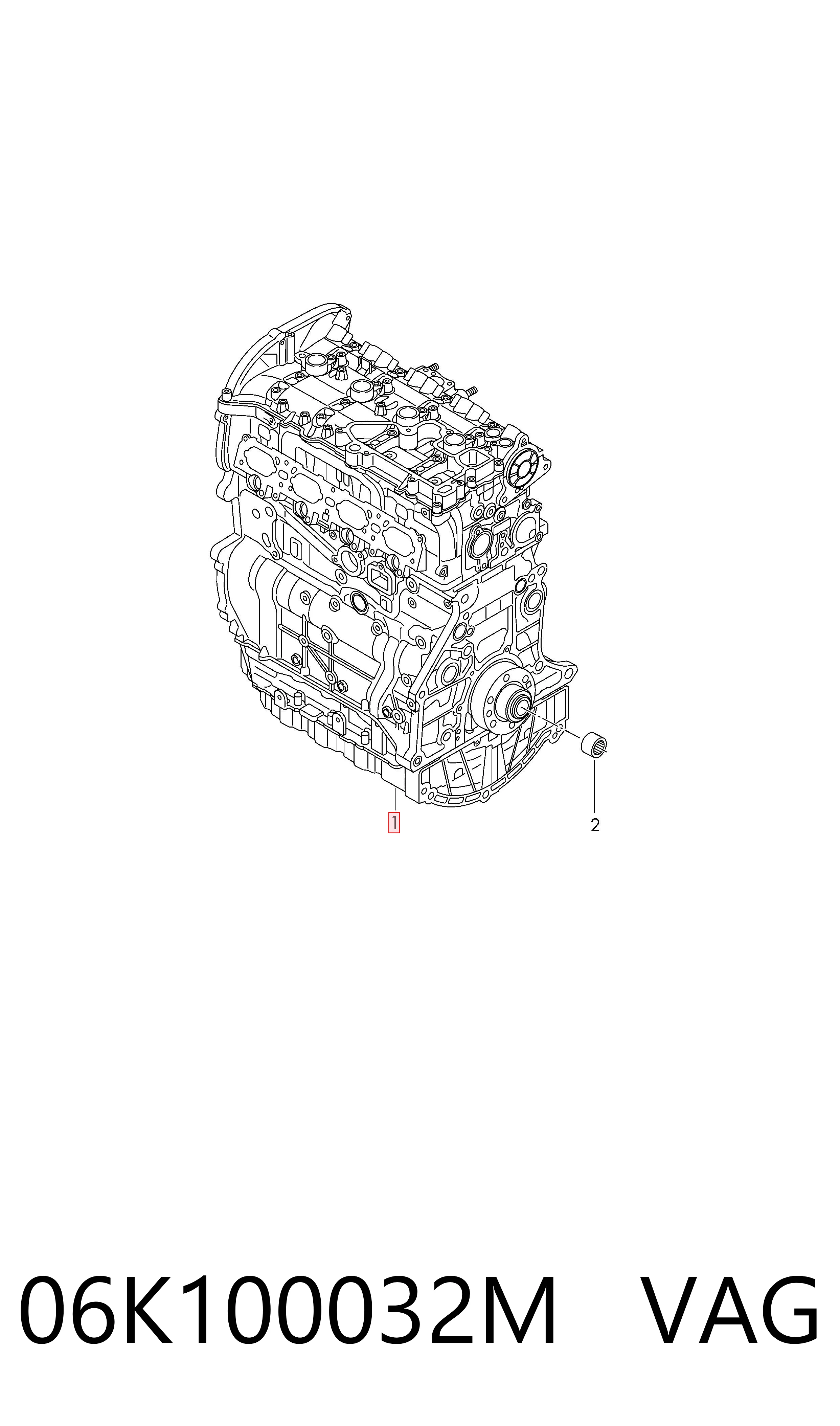 Мотор в сборе на Volkswagen Jetta VI 162, 163, AV3, AV2, AY2, AY3