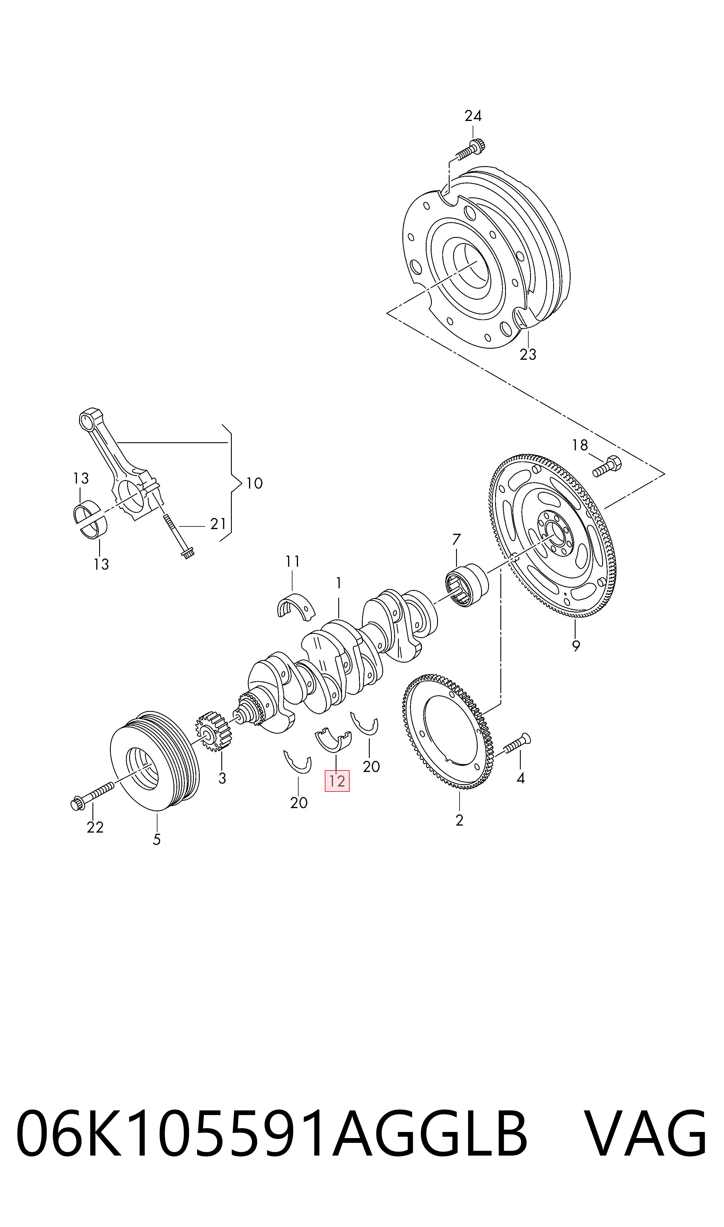 06K105591AGGLB VAG 