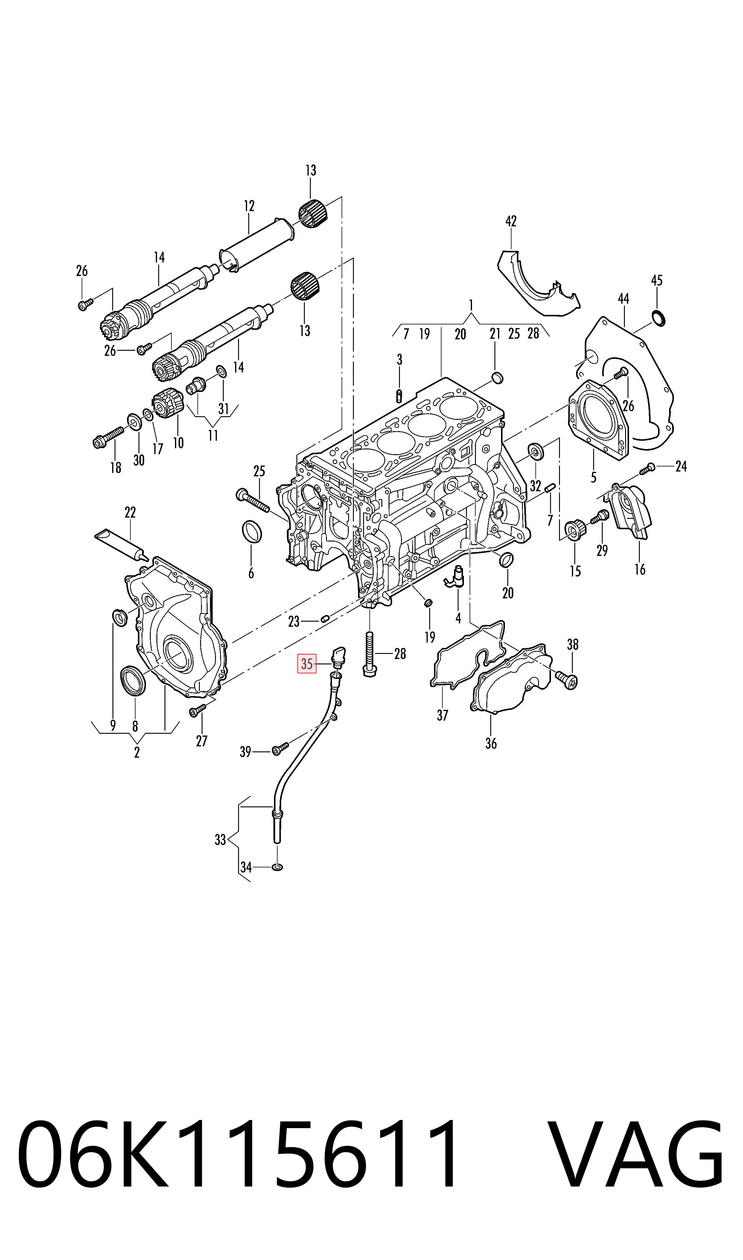 Индикатор уровня масла Skoda Octavia III A7 лифтбек (5E3, NL3, NR3) (2012 - 2021) цена, от 15.25 USD