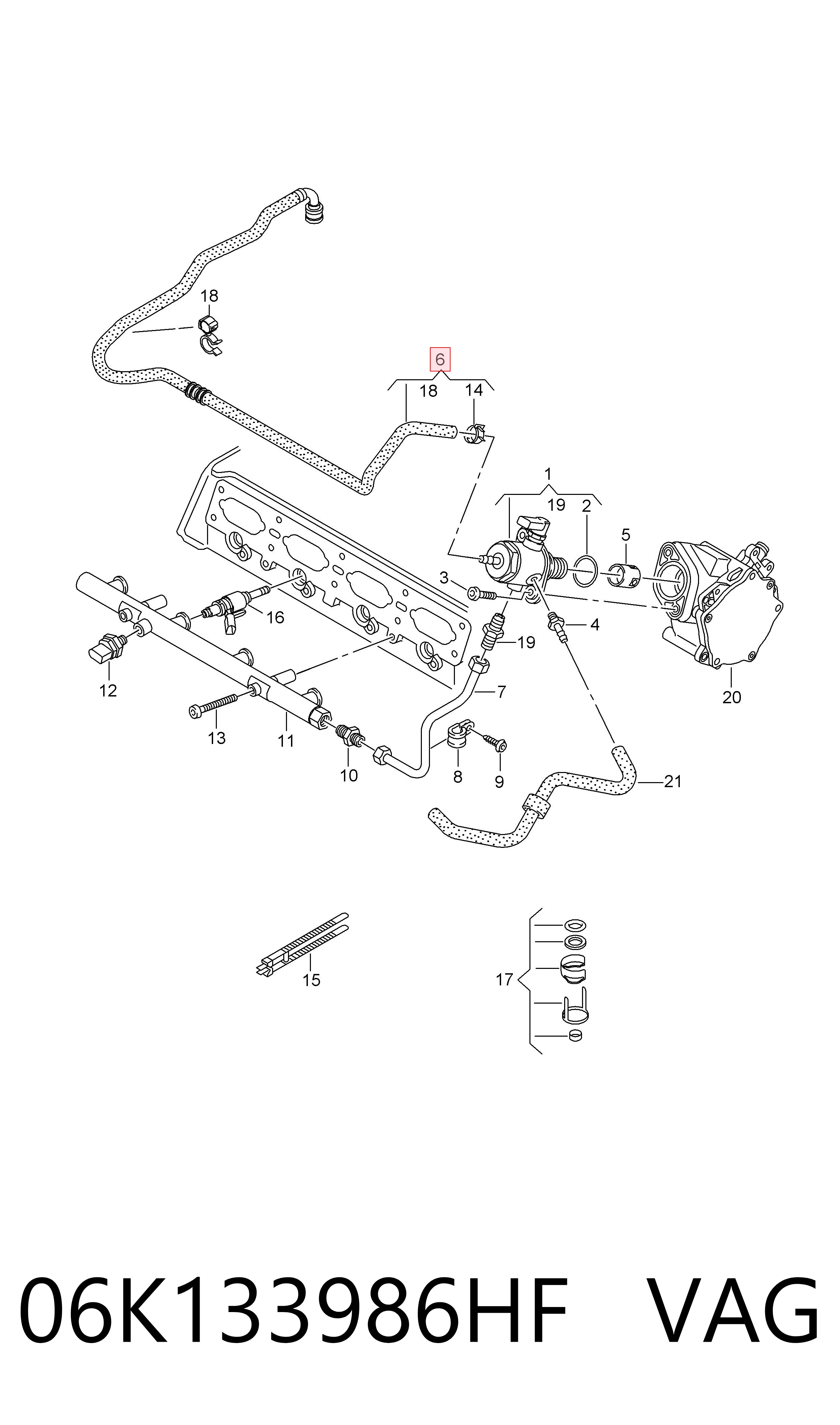  VAG 06K133986HF цена, от 113.15 USD