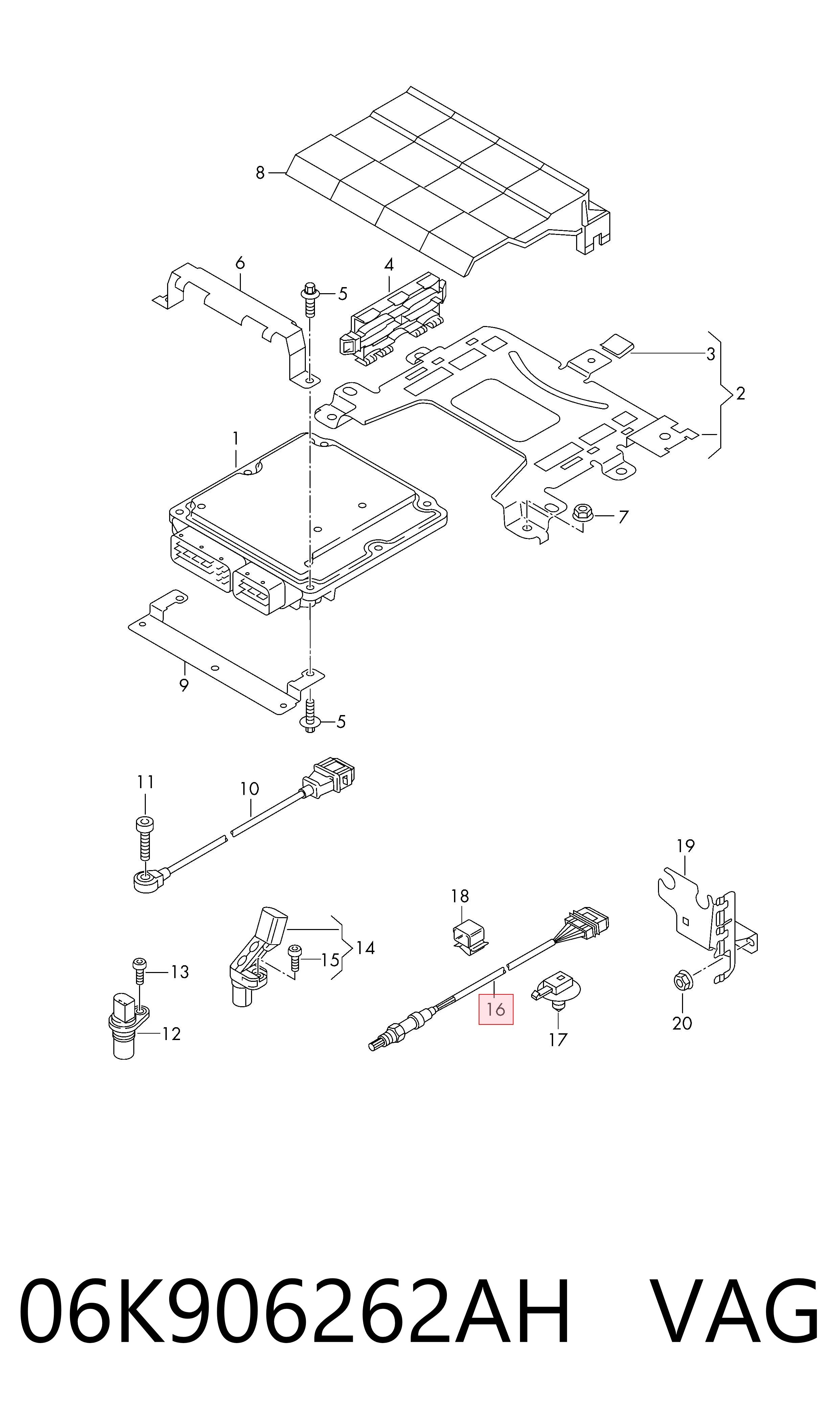Лямбдазонд, датчик кислорода до катализатора Bosch 258027215 цена, от 19.00 USD